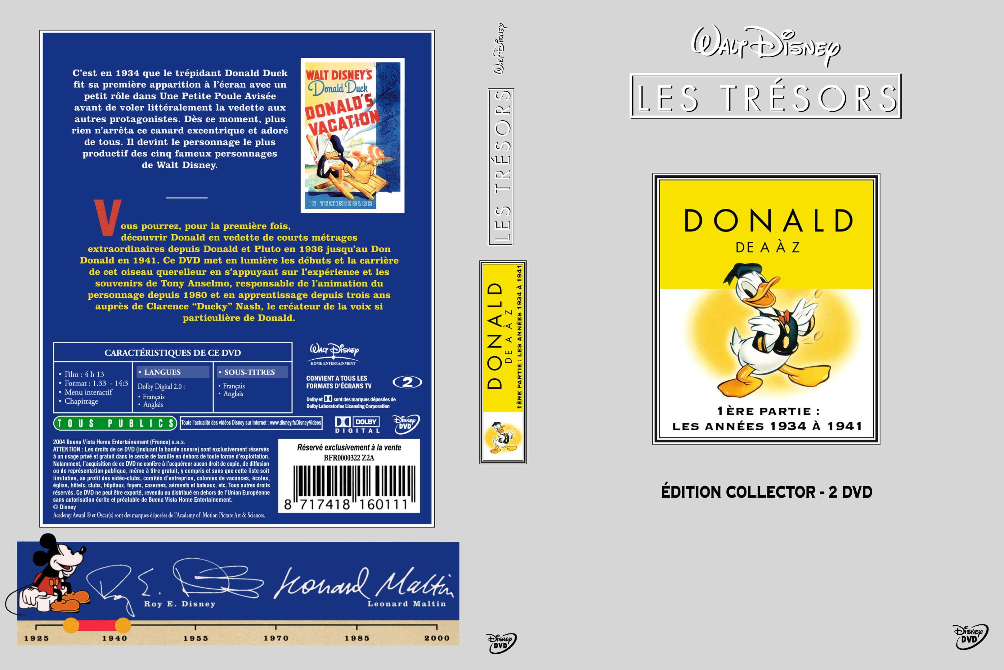 Jaquette DVD Donald l