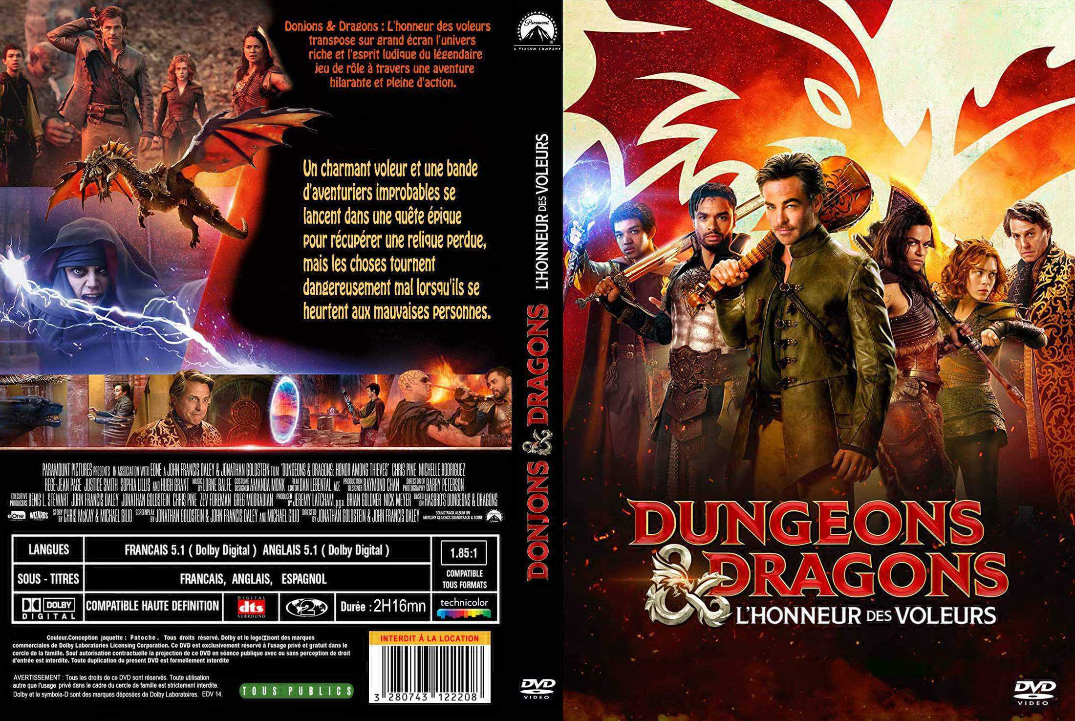 Jaquette DVD Donjons et Dragons l
