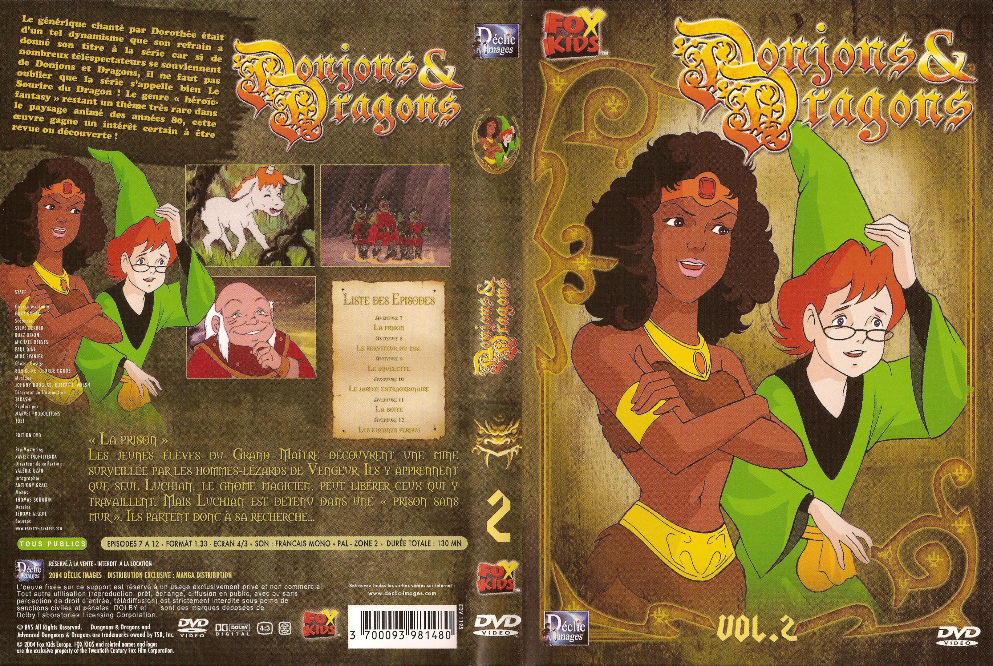 Jaquette DVD Donjons et dragons vol 2