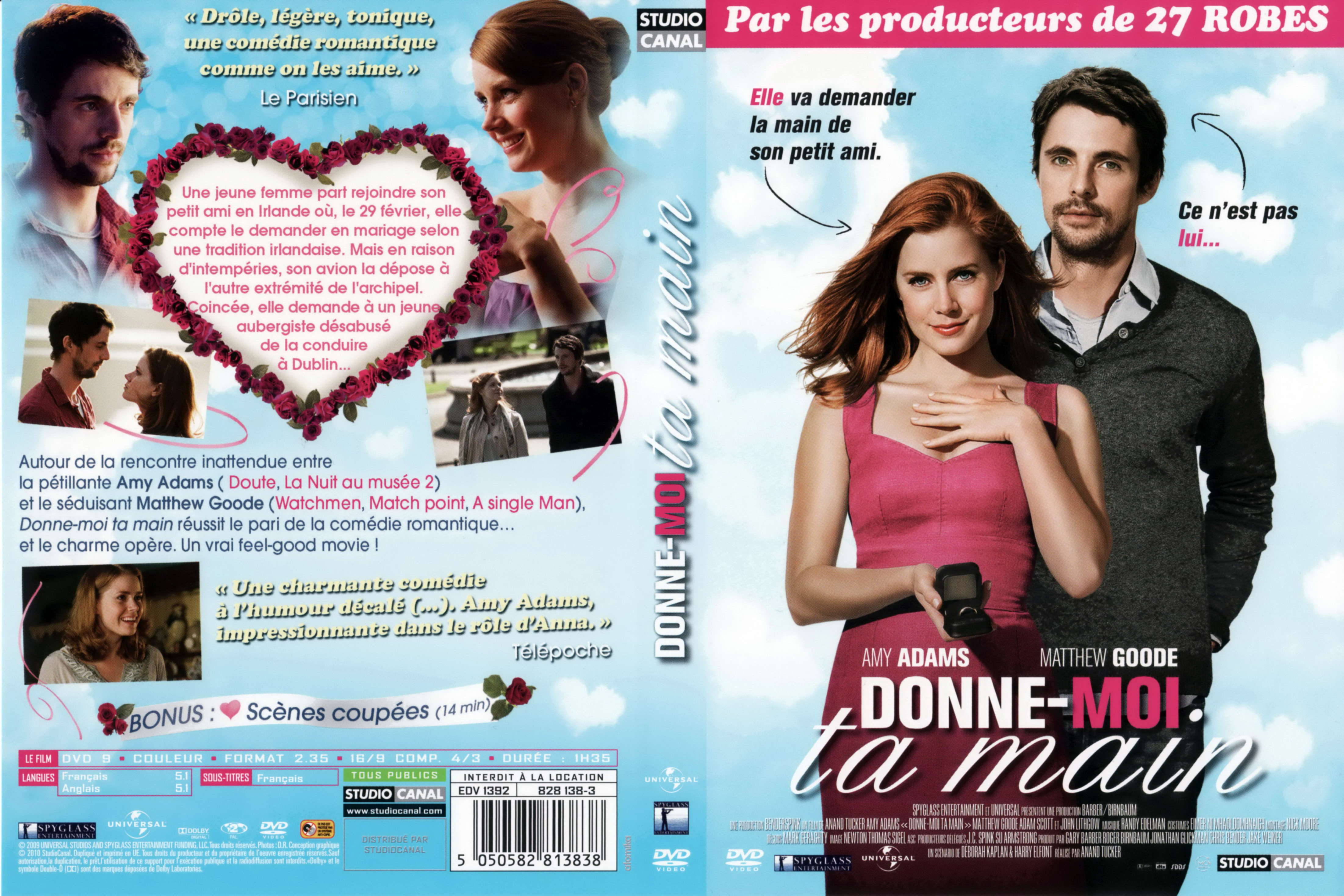 Jaquette DVD Donne-moi ta main