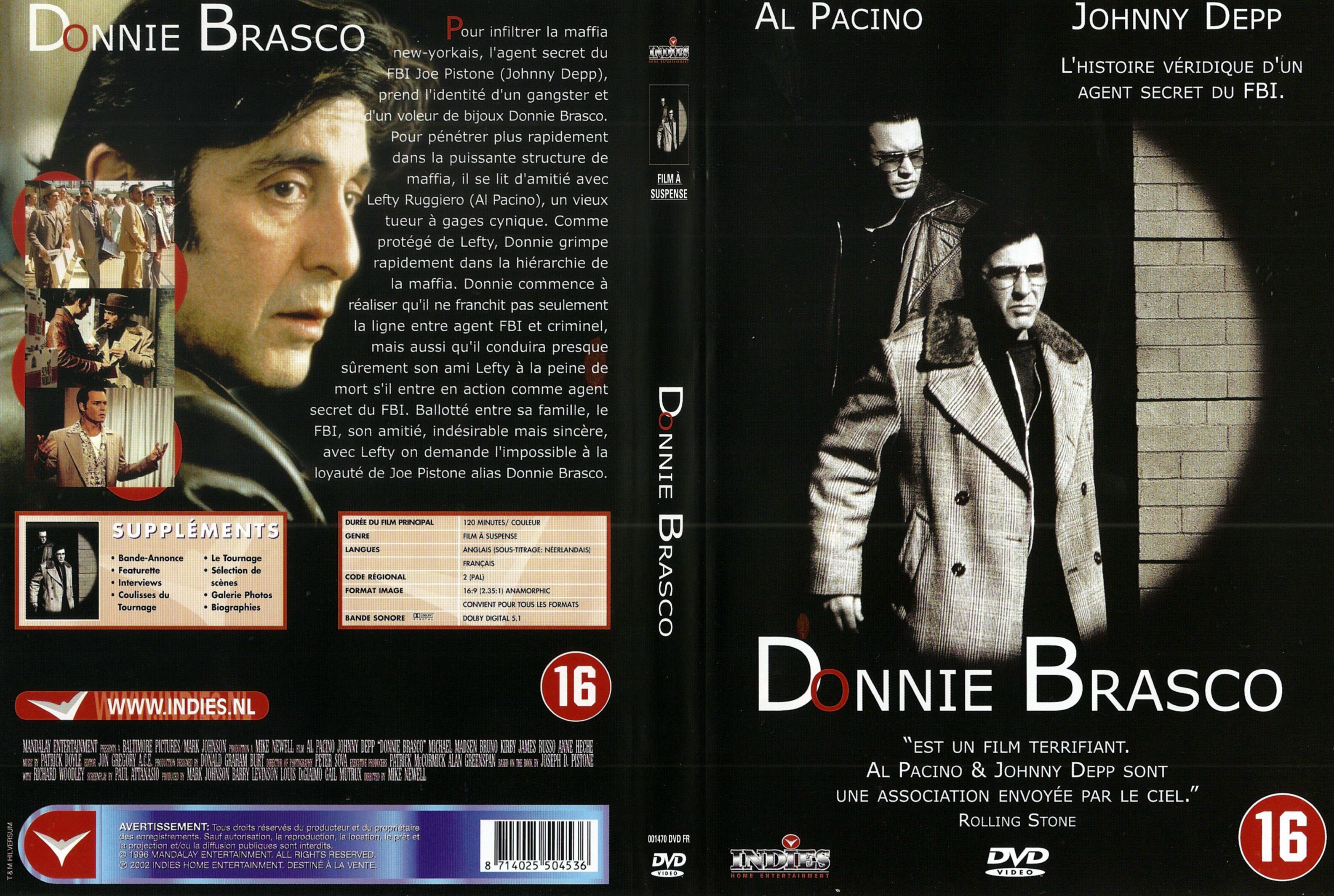 Jaquette DVD Donnie Brasco - SLIM