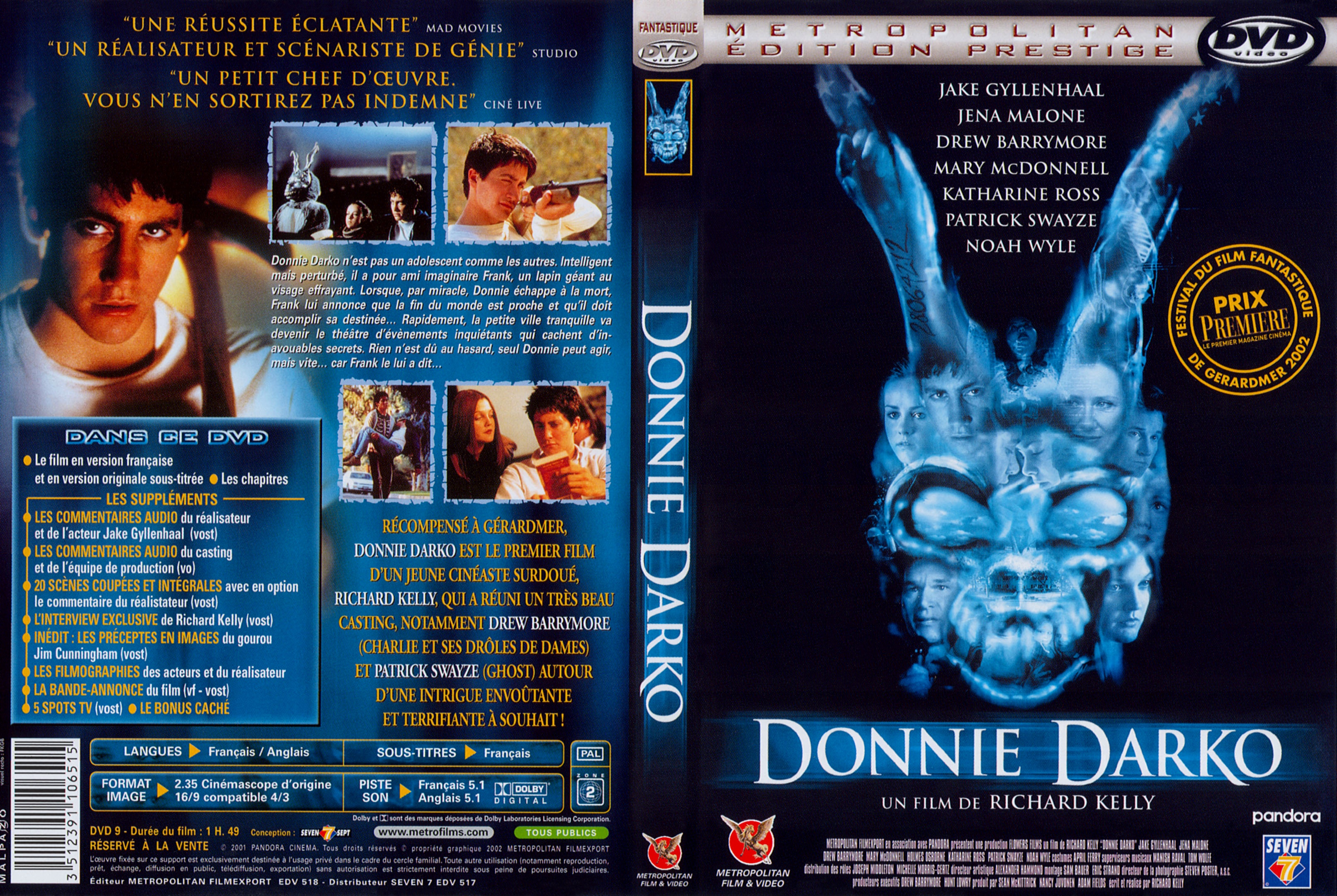 Jaquette DVD Donnie Darko