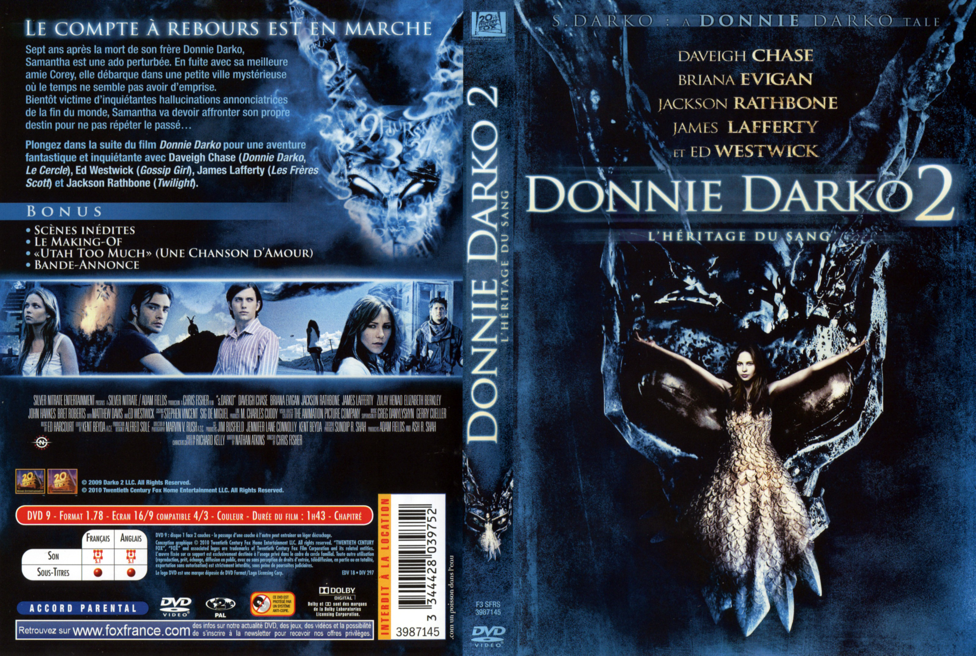 Jaquette DVD Donnie Darko 2