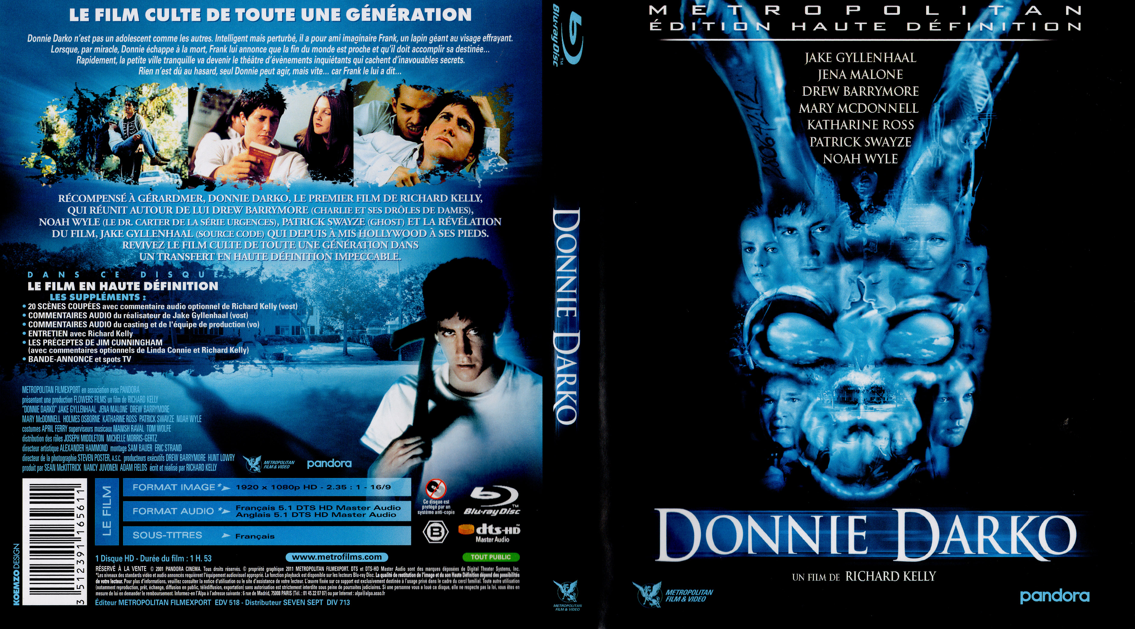 Jaquette DVD Donnie Darko (BLU-RAY)