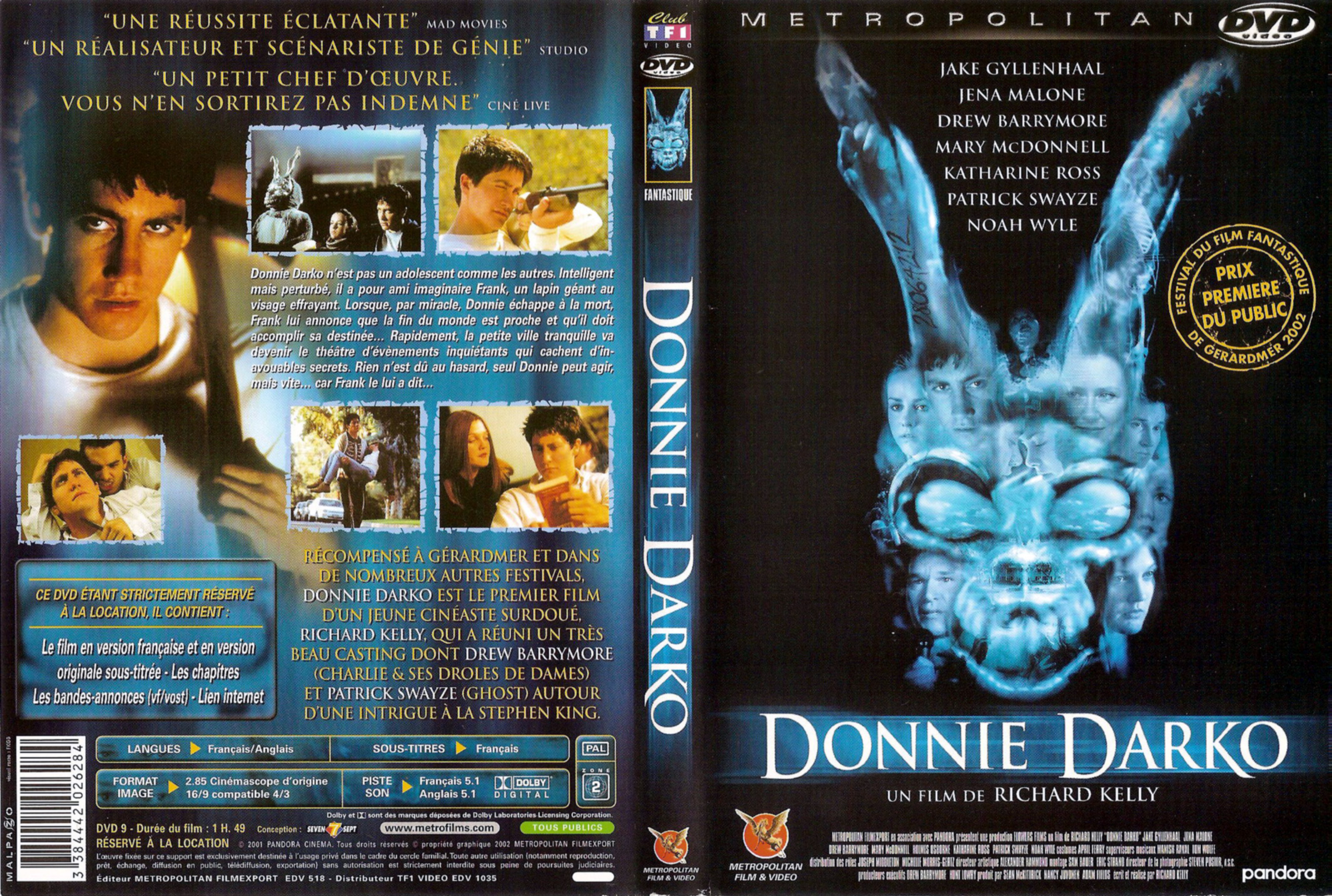 Jaquette DVD Donnie Darko v2