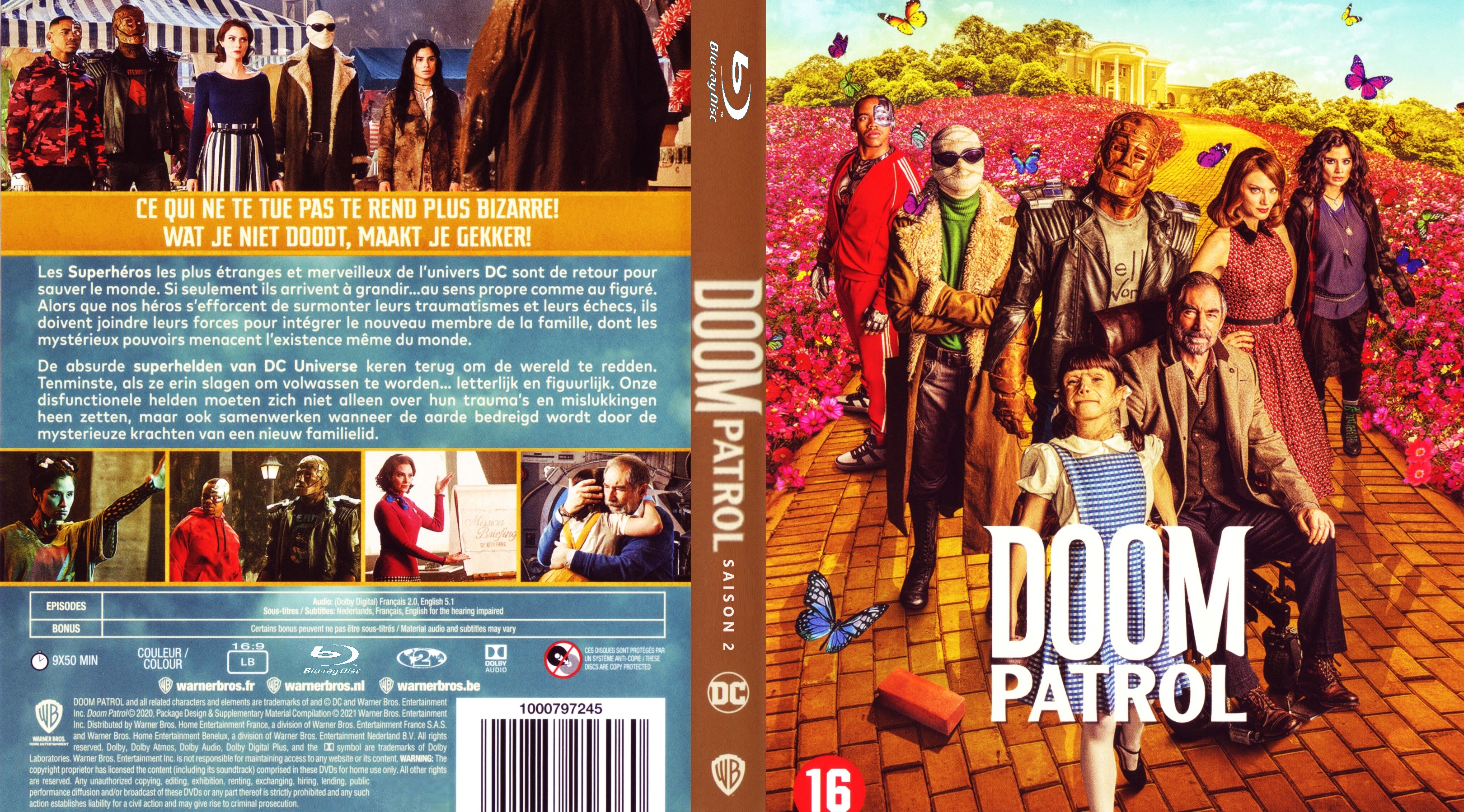 Jaquette DVD Doom Patrol saison 2 custom (BLU-RAY) v2
