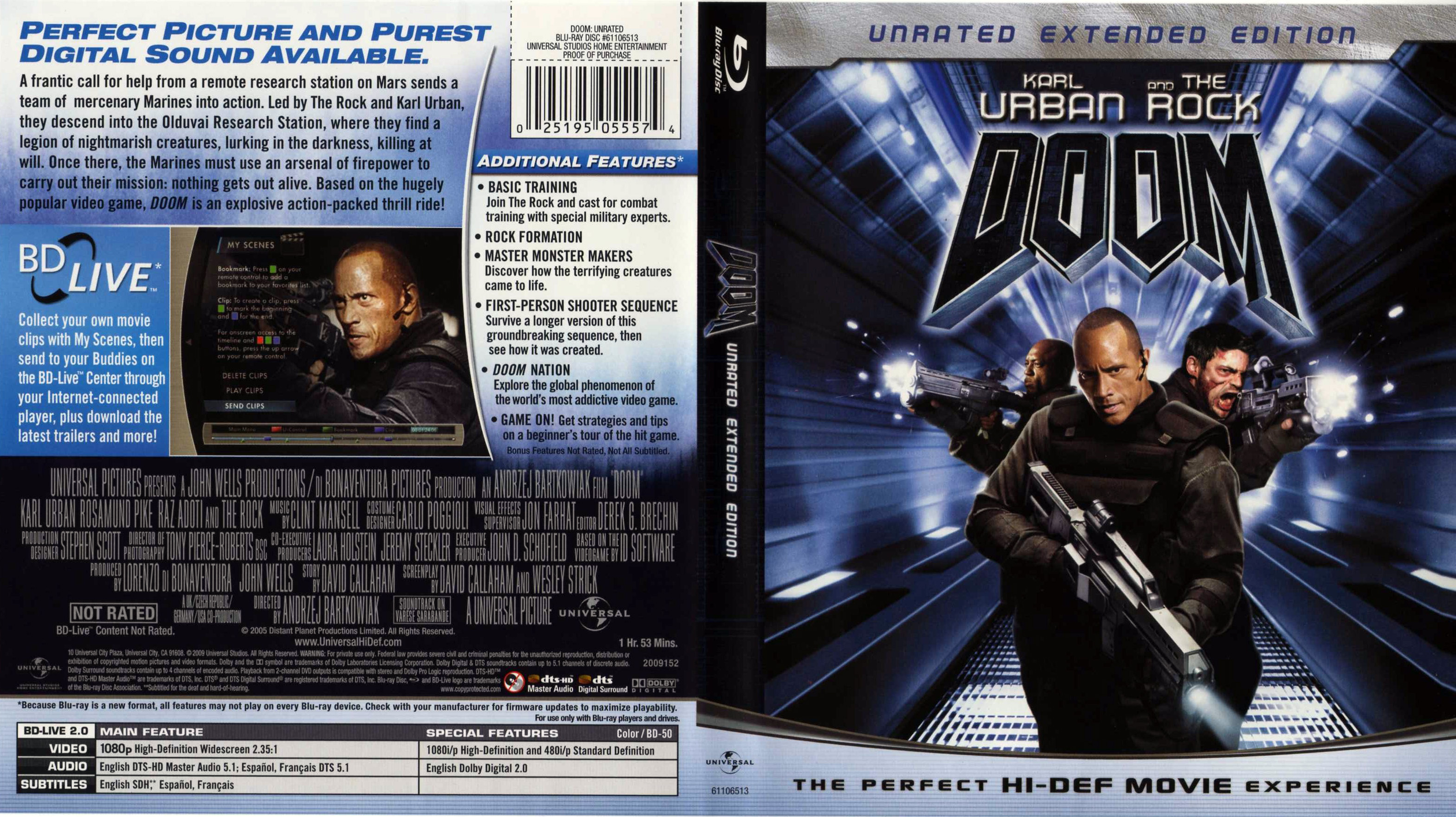 Jaquette DVD Doom (BLU-RAY)