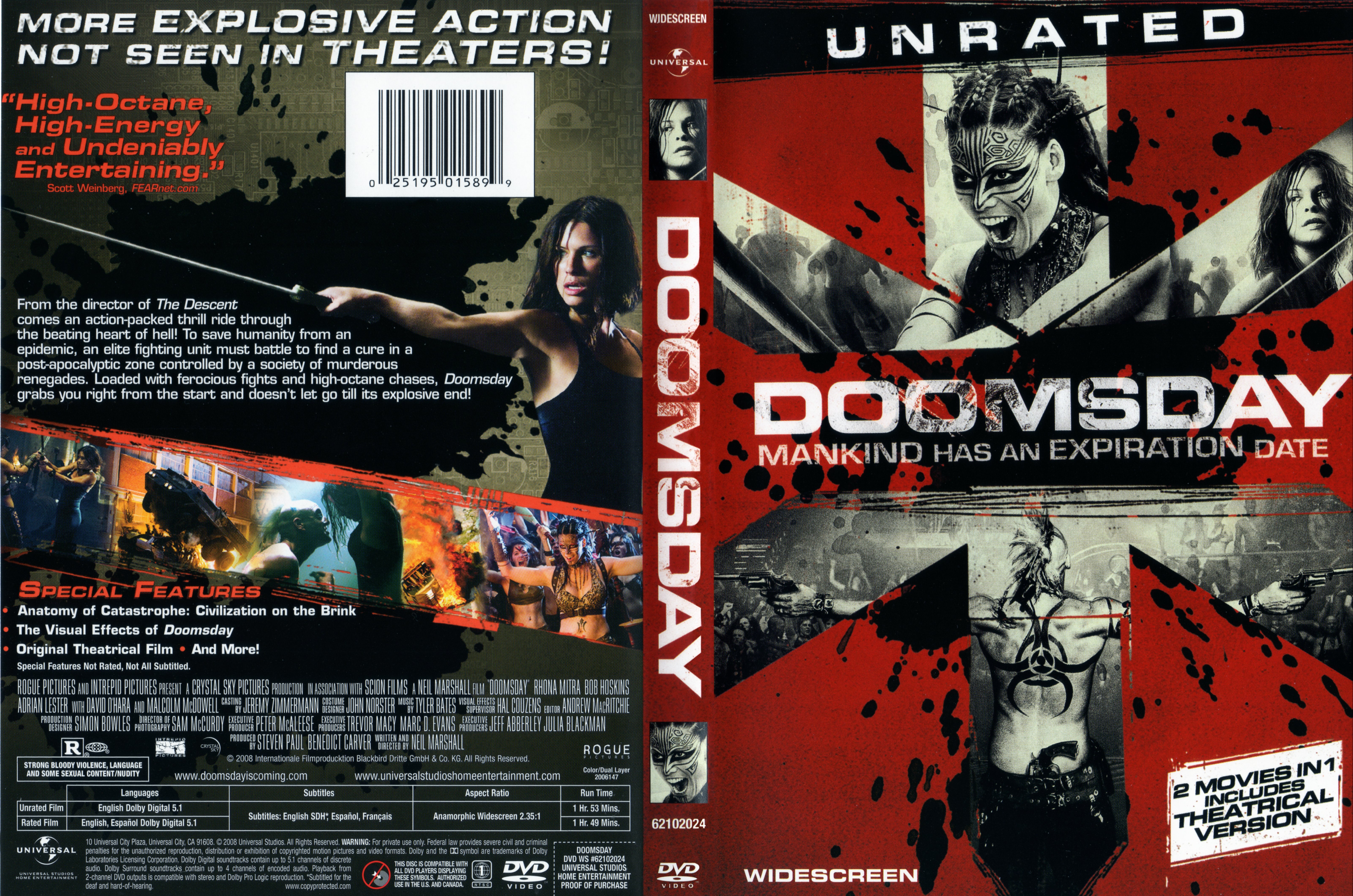 Jaquette DVD Doomsday Zone 1