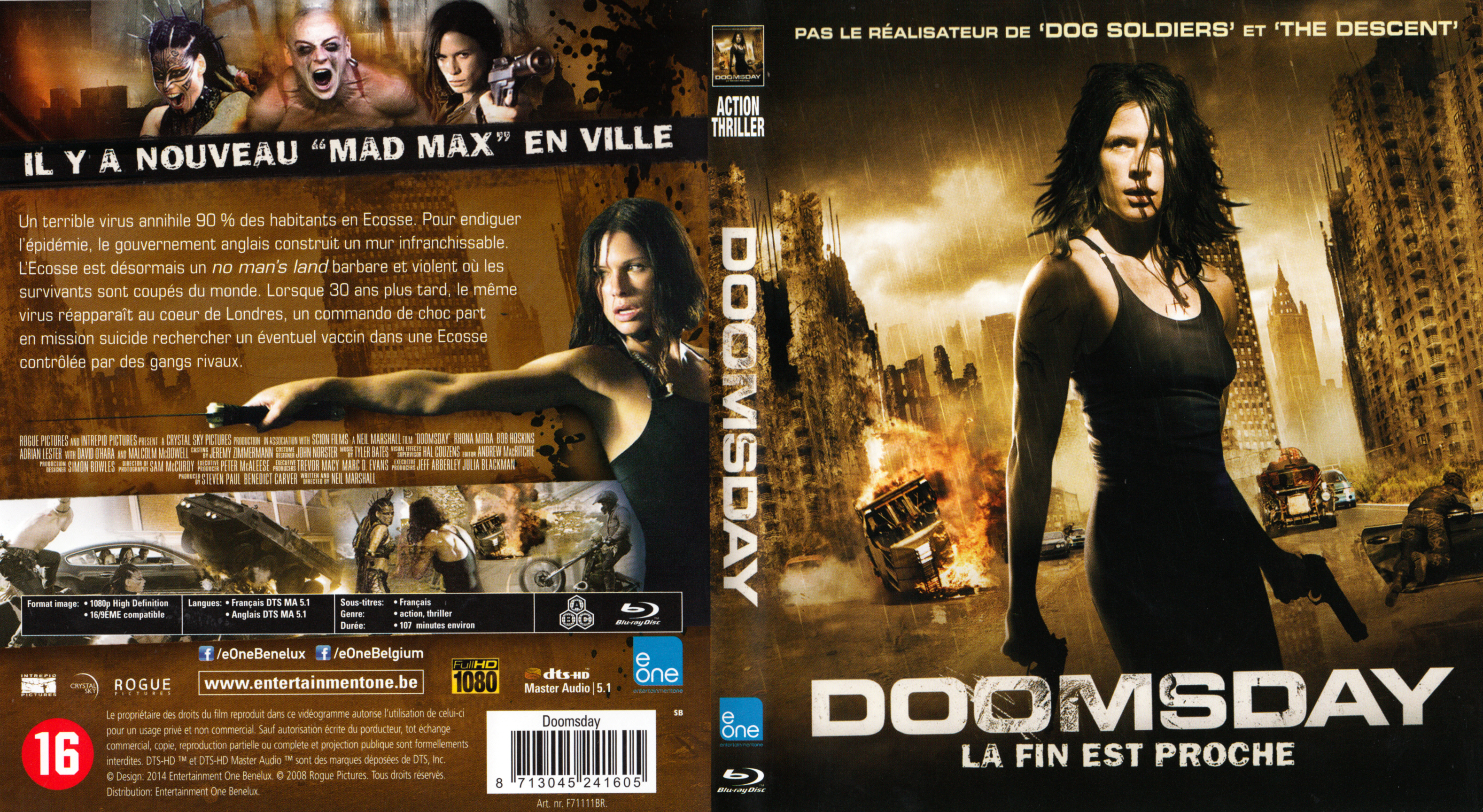 Jaquette DVD Doomsday (BLU-RAY) v2