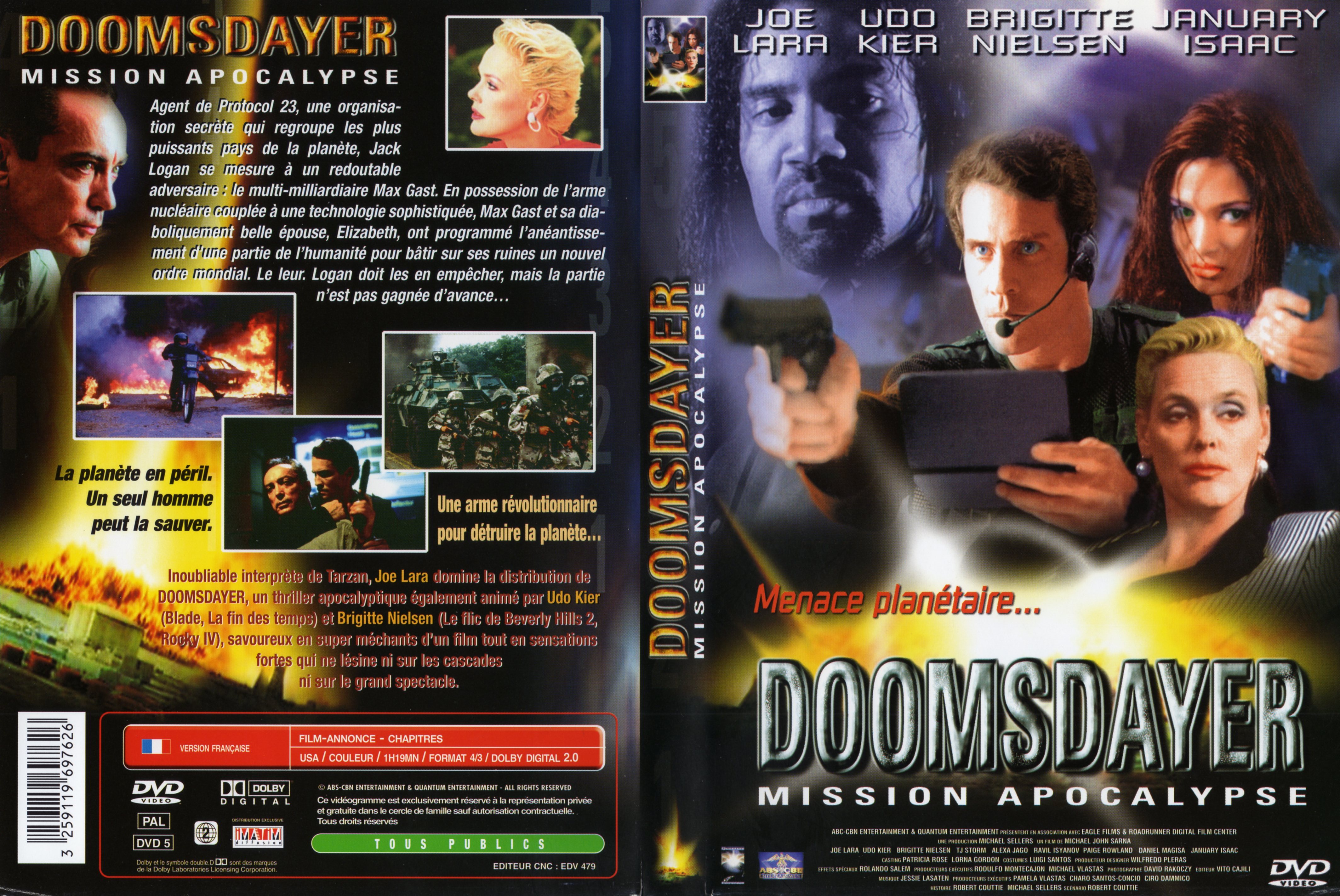 Jaquette DVD Doomsdayer