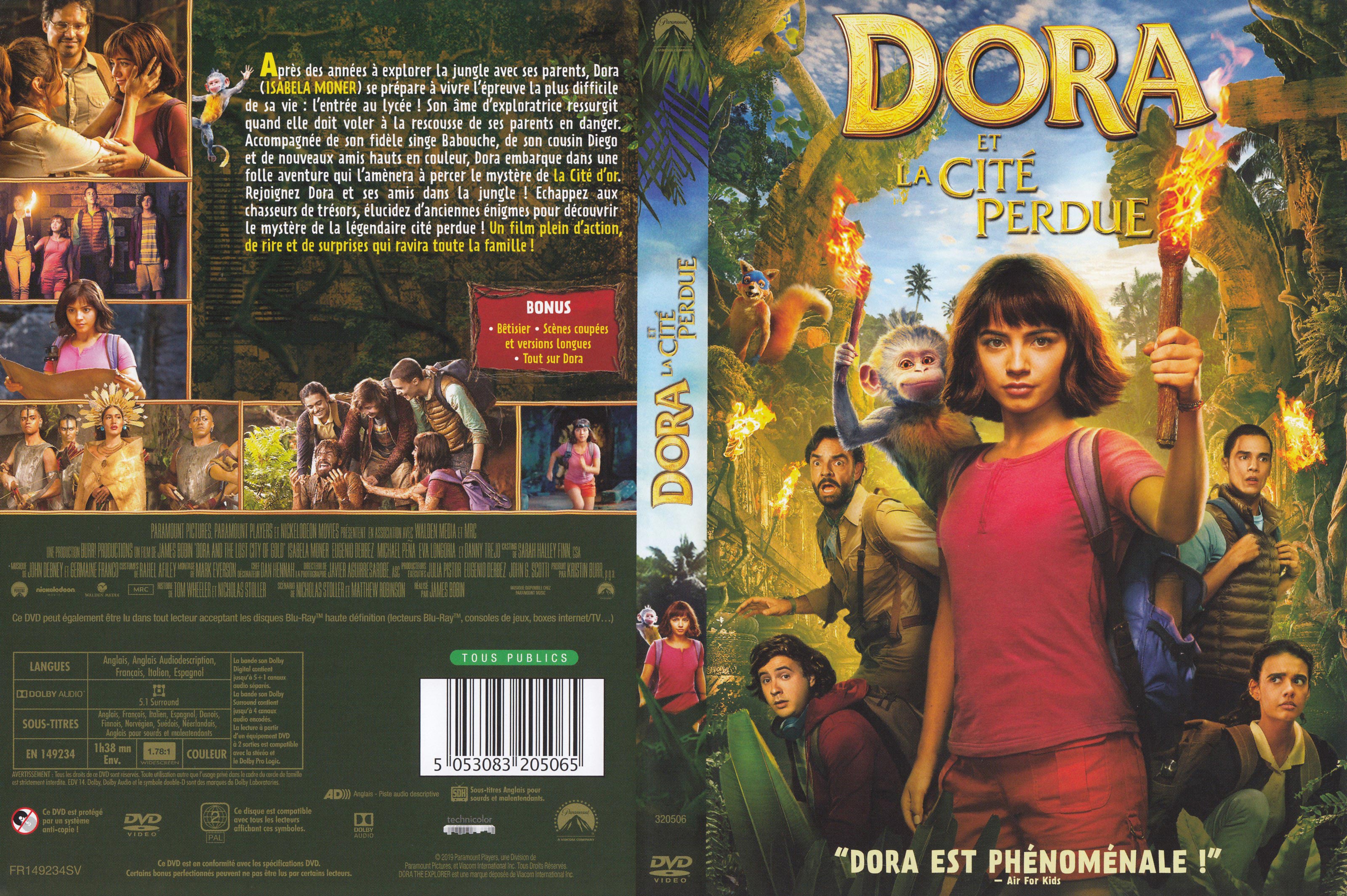 Jaquette DVD Dora et la cit perdue