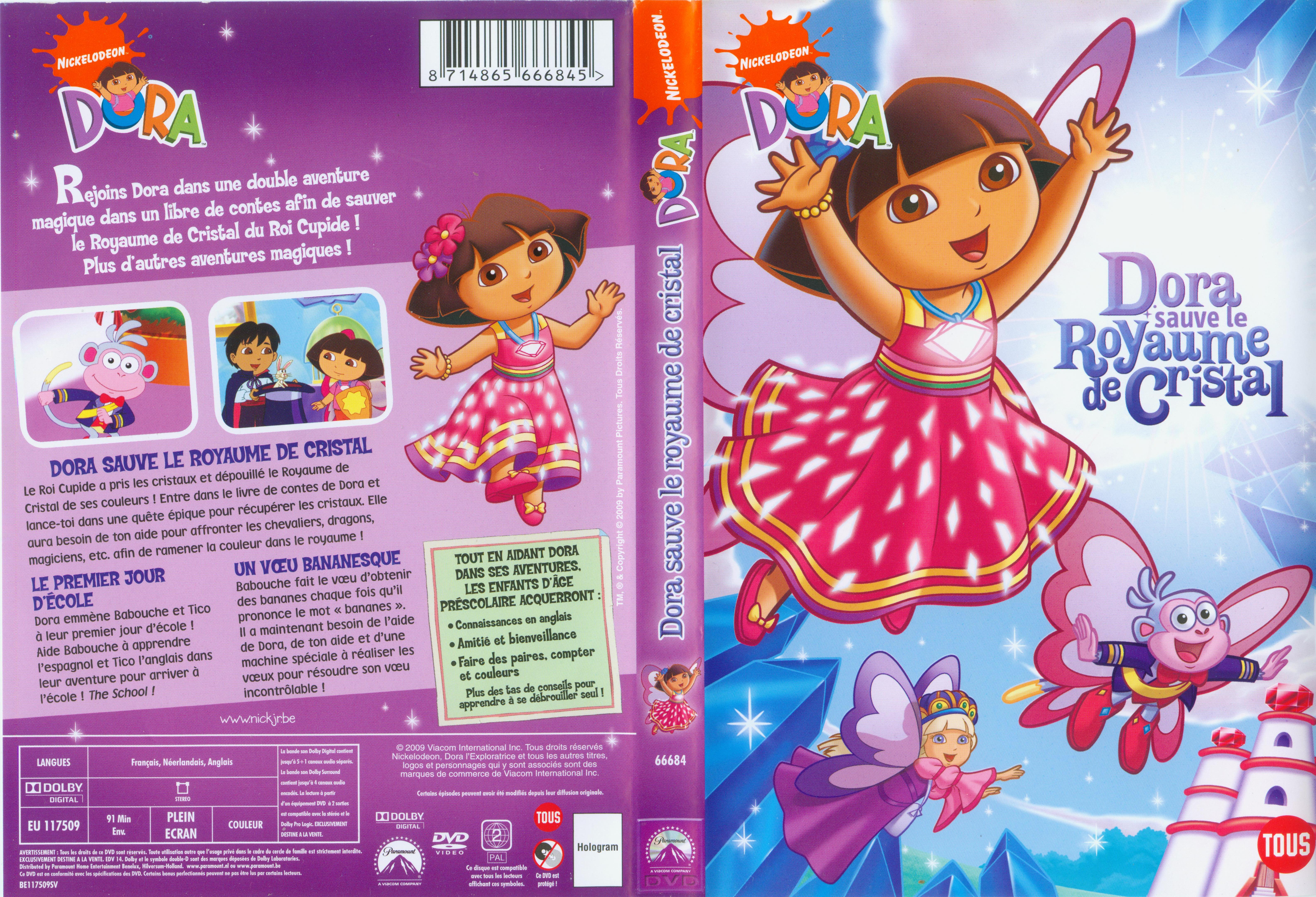 Jaquette DVD de Dora l'exploratrice - Dora sauve le royaume 