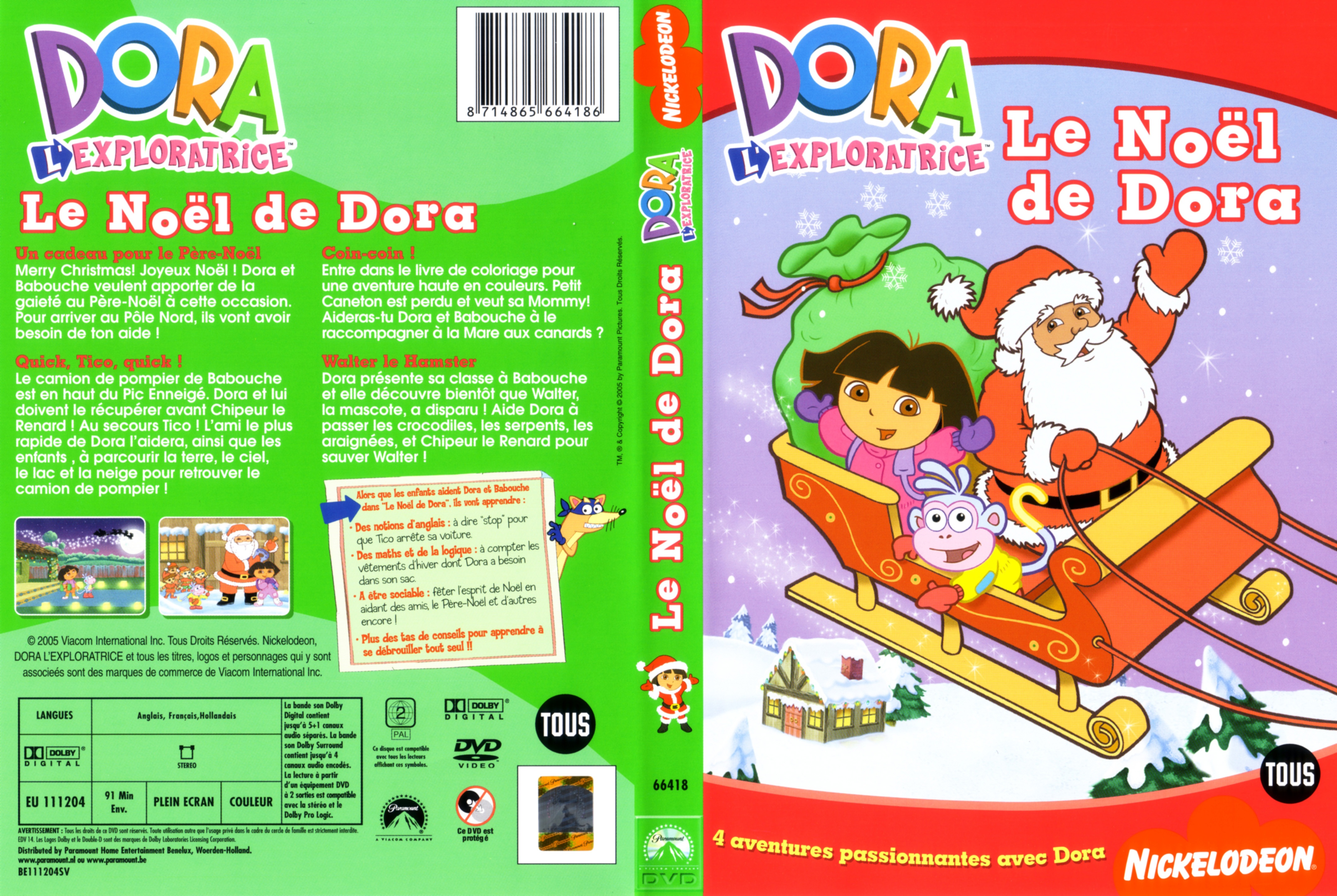 Jaquette DVD Dora l