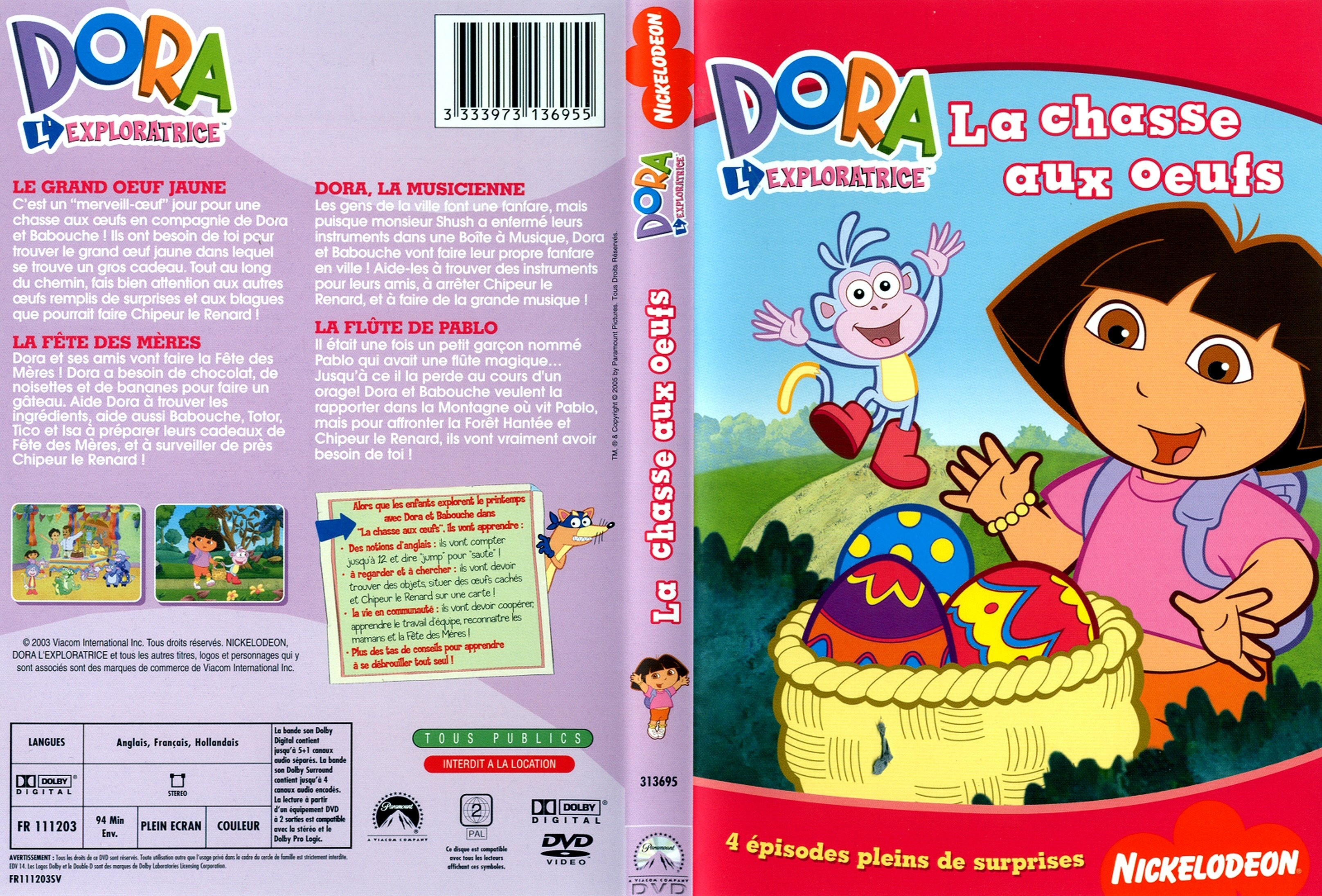 Jaquette DVD Dora l