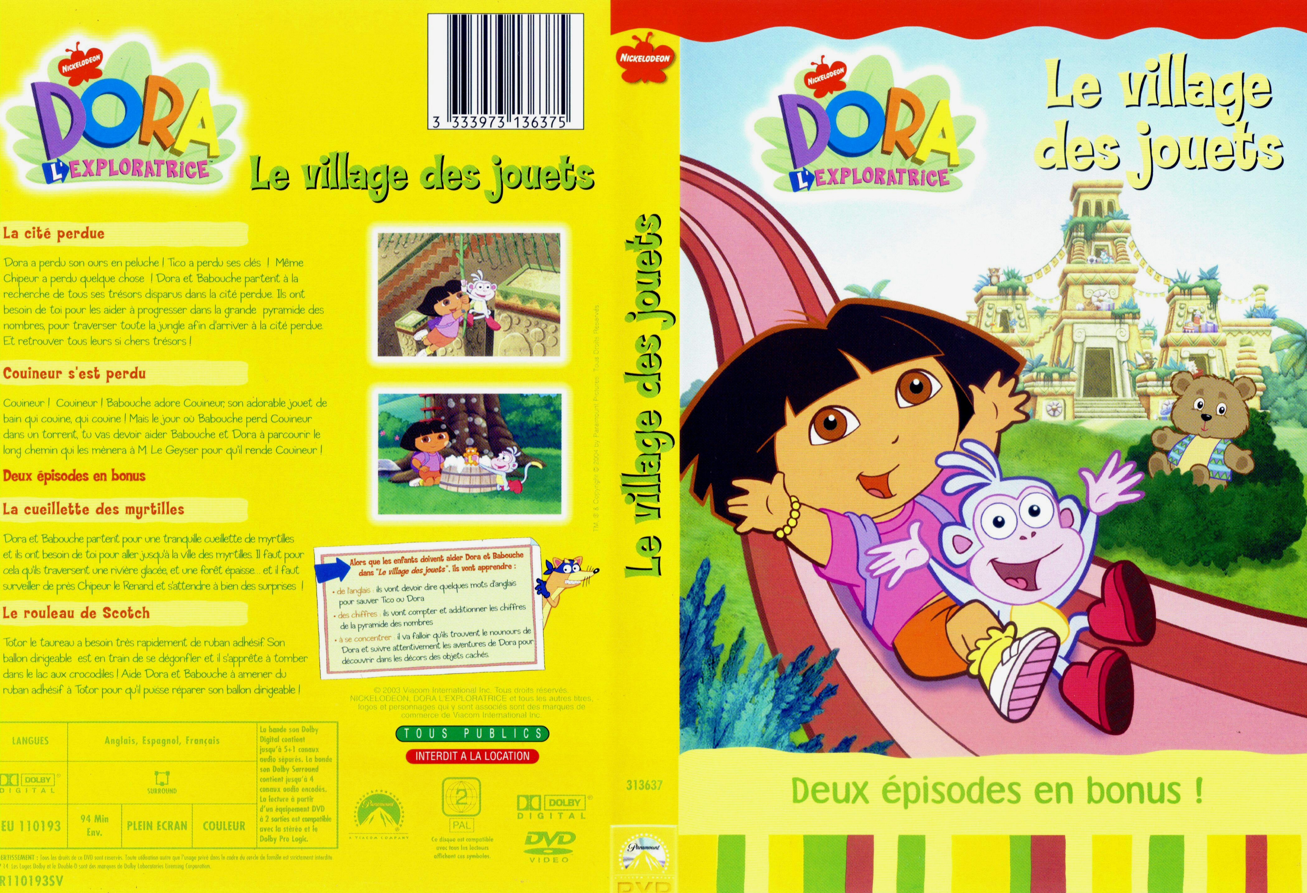 Dora l'exploratrice - le village des jouets. 