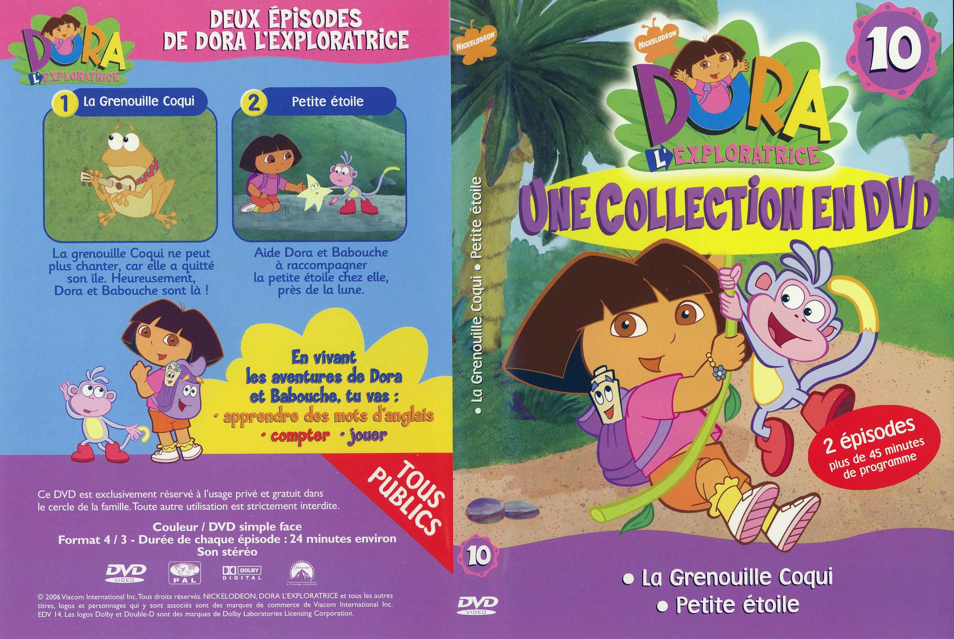 Jaquette DVD De Dora Lexploratrice Vol 10 Cinéma Passion.
