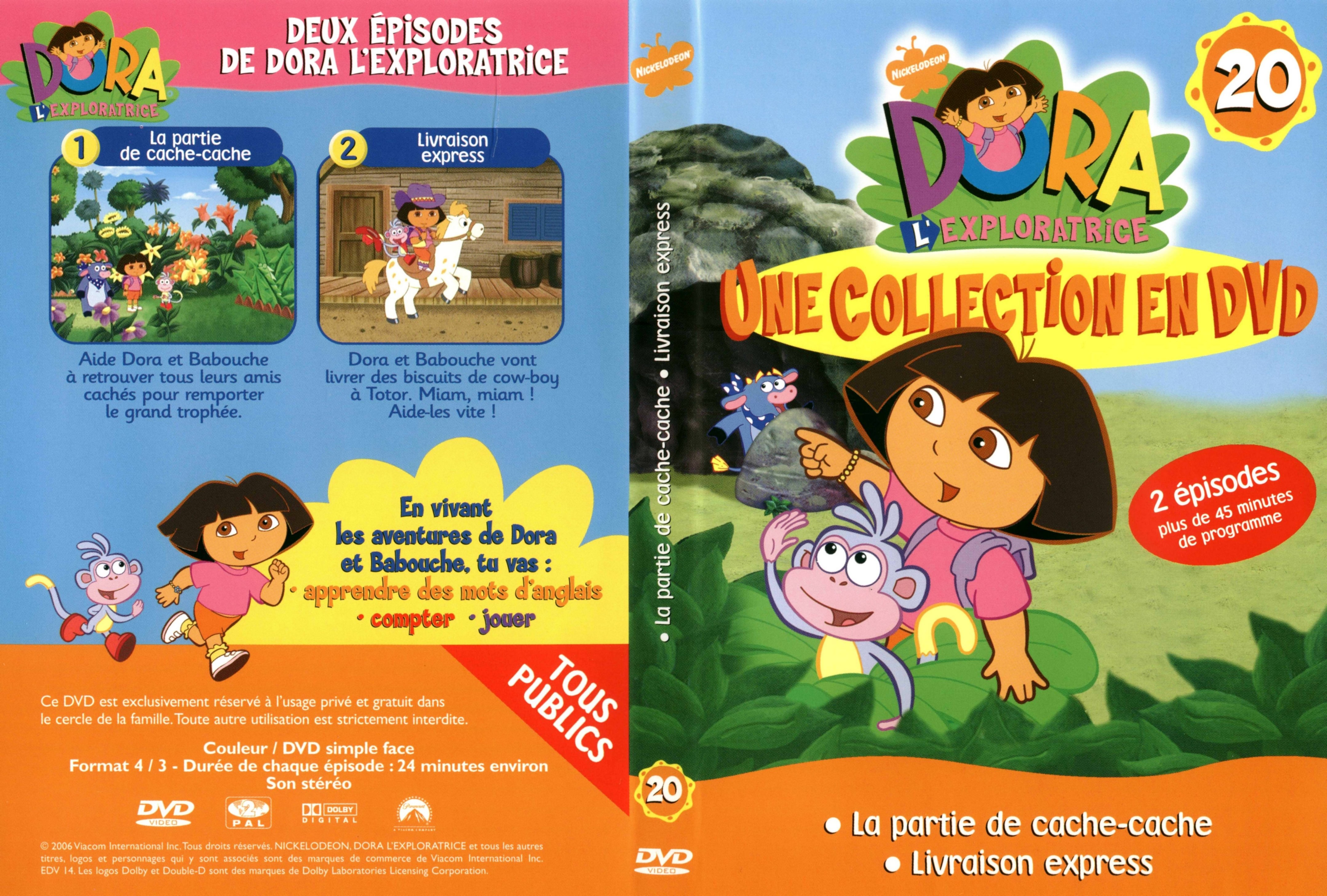 Jaquette DVD De Dora Lexploratrice Vol 20 Cinéma Passion.