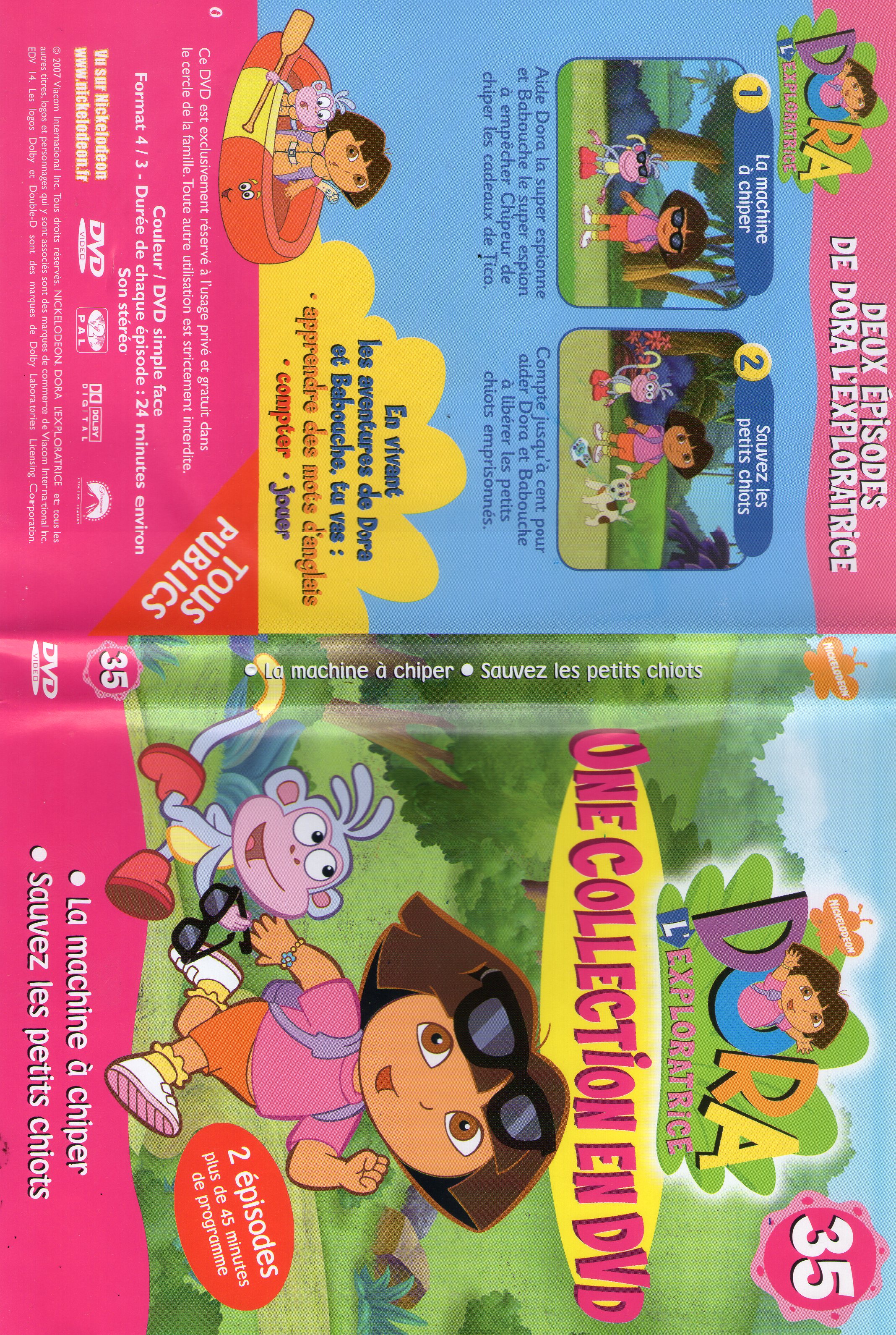 Jaquette DVD Dora l