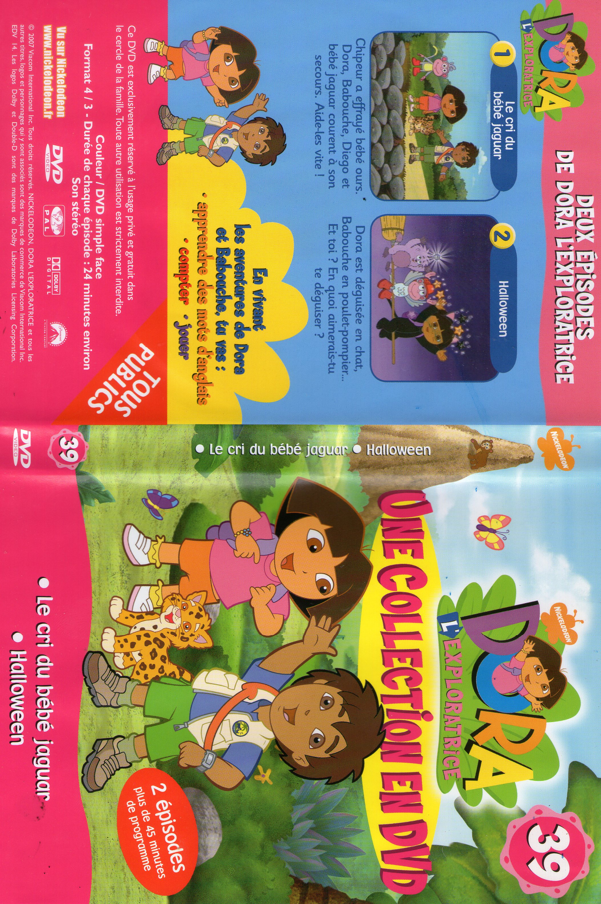 Jaquette DVD Dora l