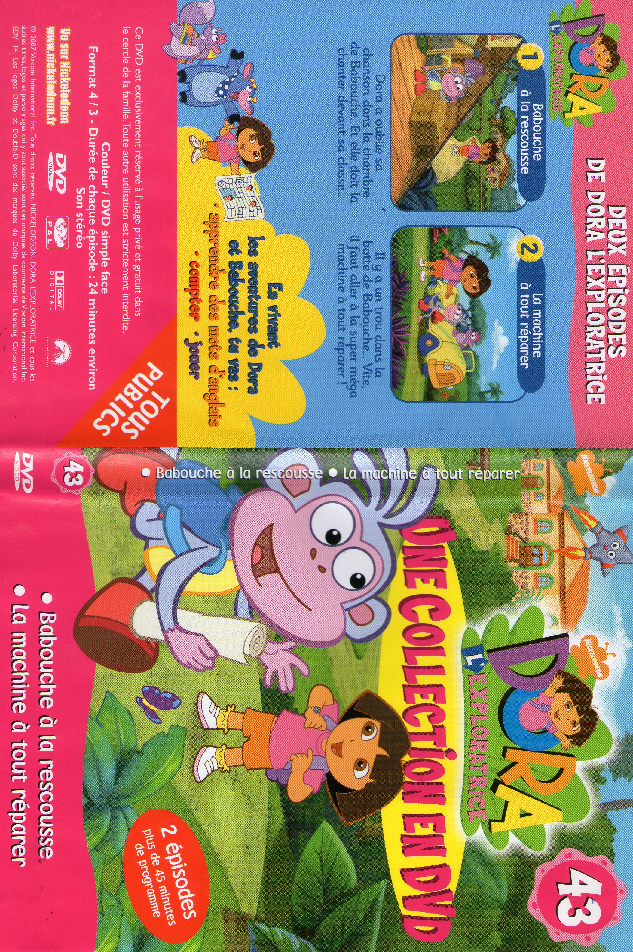 Jaquette DVD Dora l.