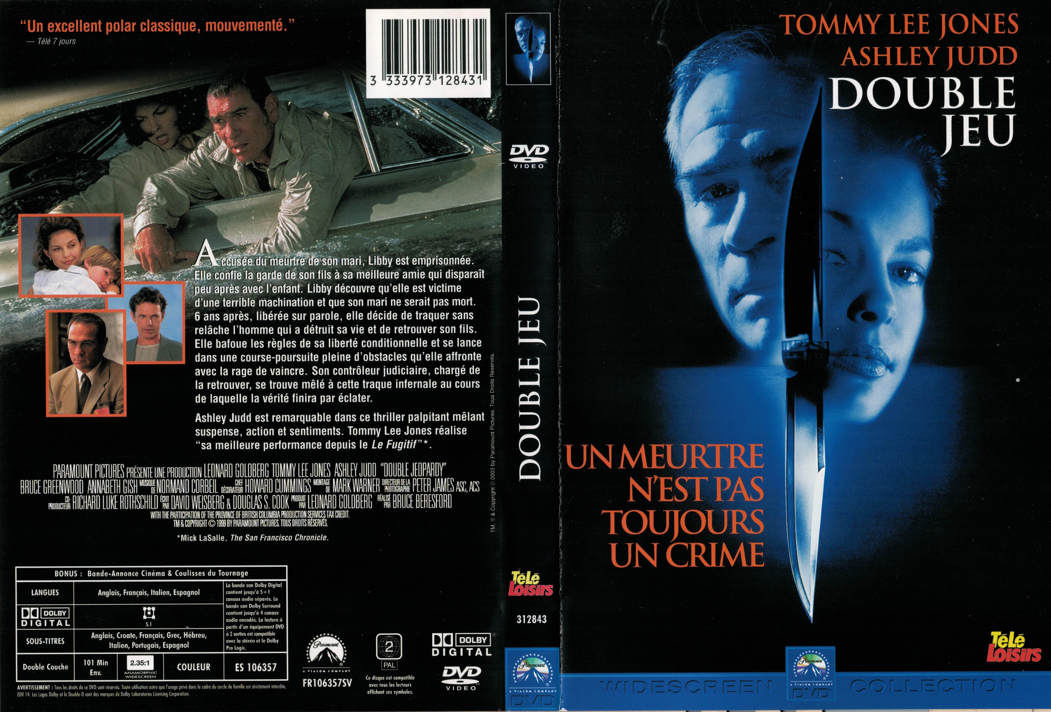 Jaquette DVD Double Jeu v2