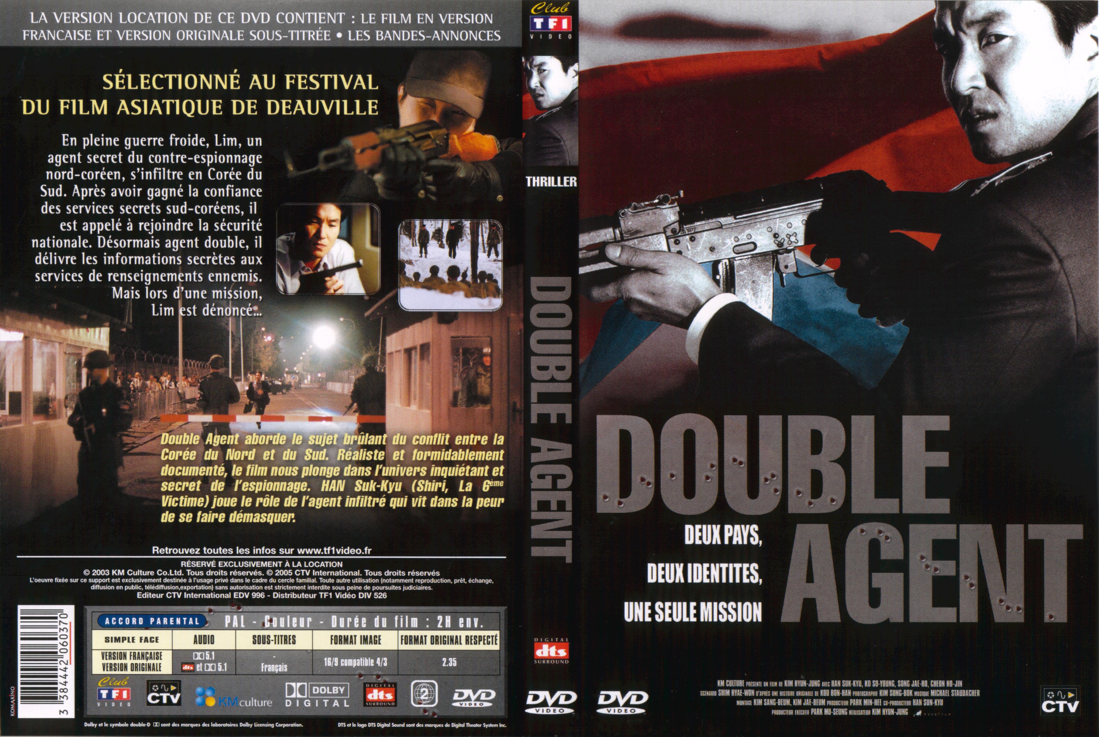 Jaquette DVD Double agent v2