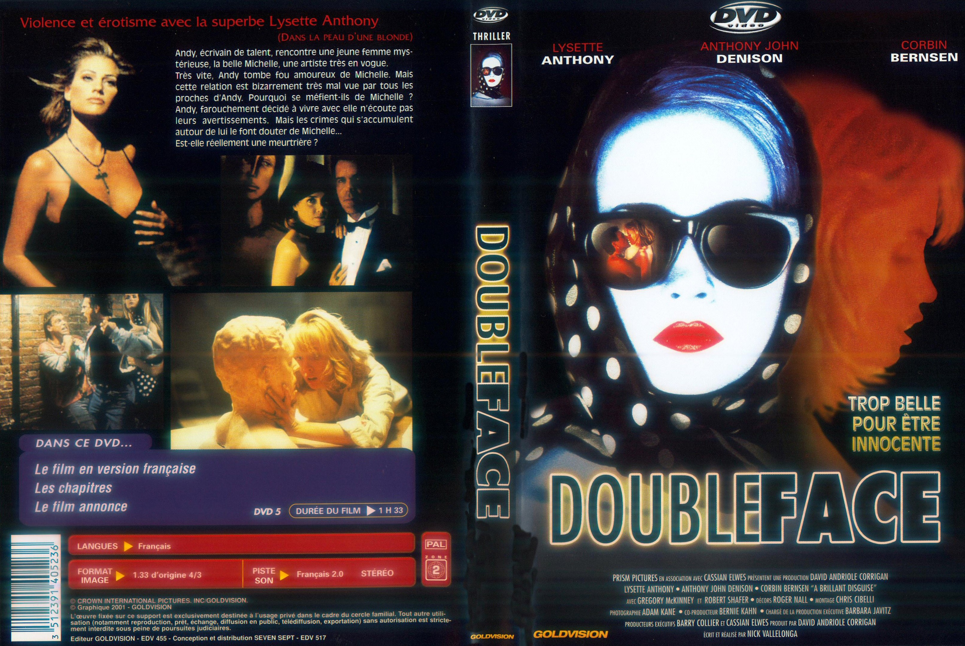 Jaquette DVD Double face