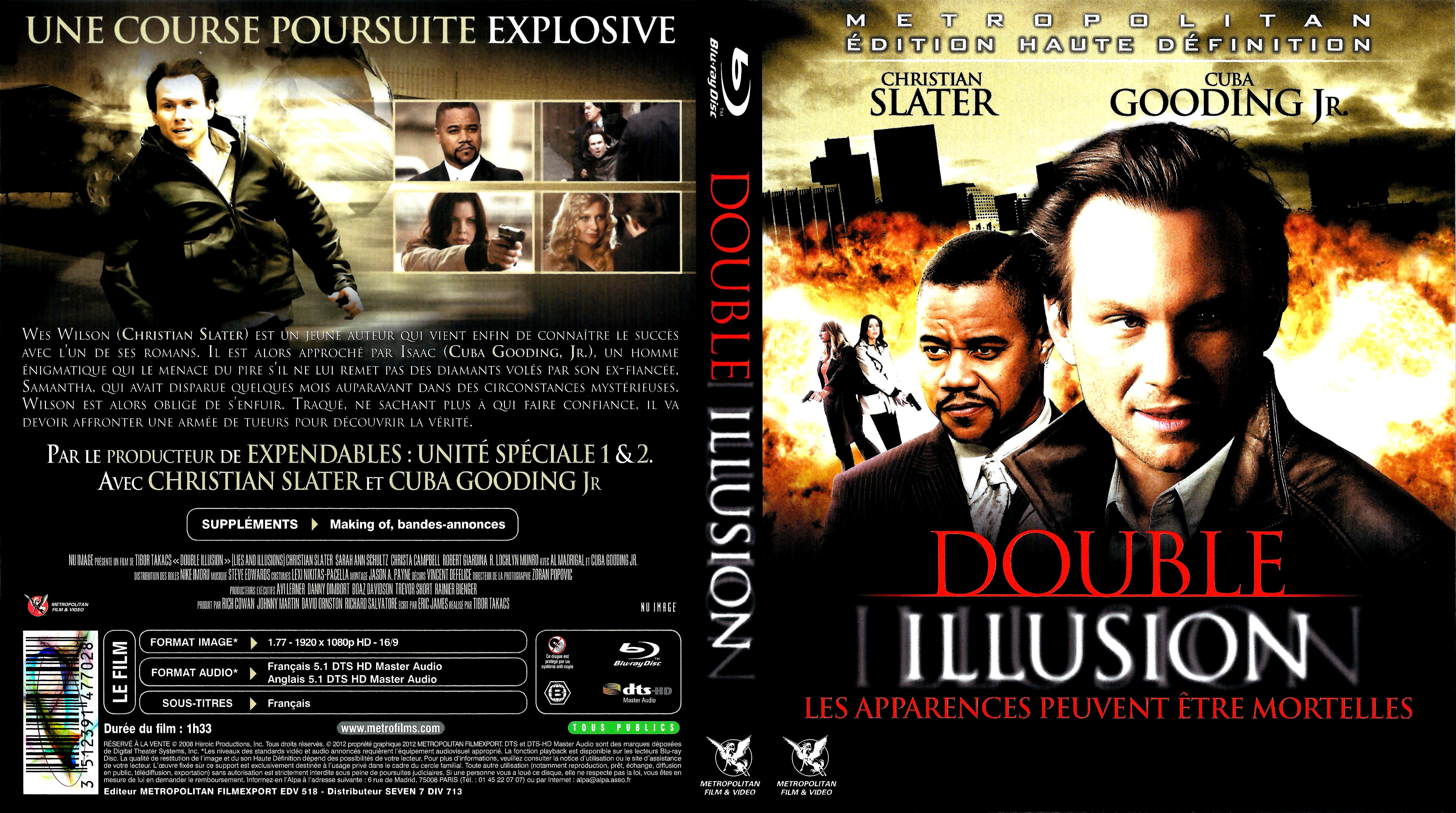 Jaquette DVD Double illusion (BLU-RAY)