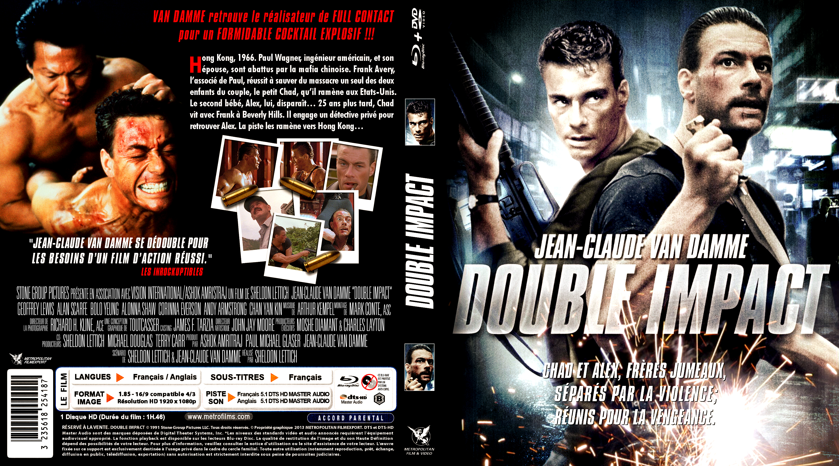 Jaquette DVD Double impact (BLU-RAY)