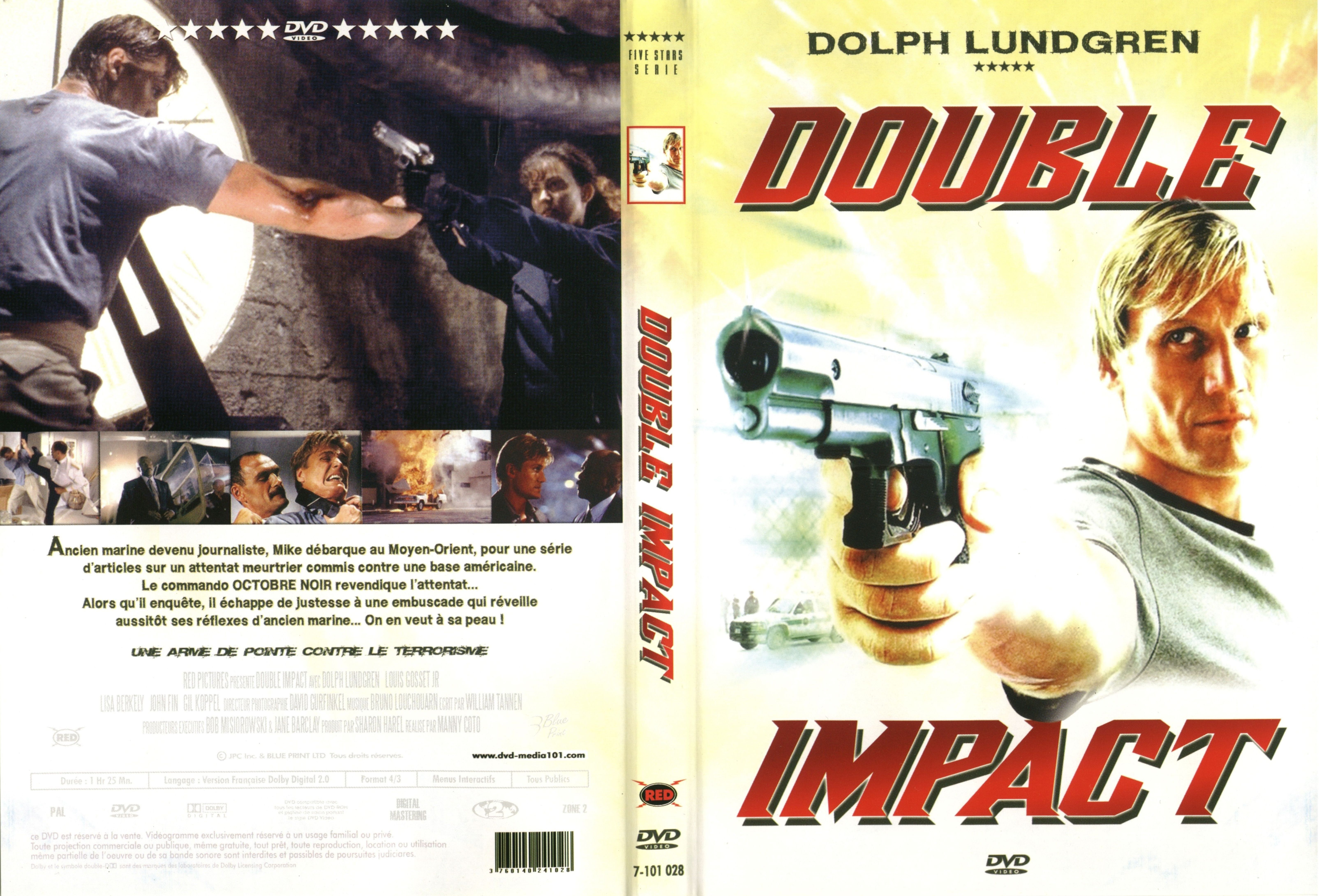 Jaquette DVD Double impact (Dolph Lundgren)