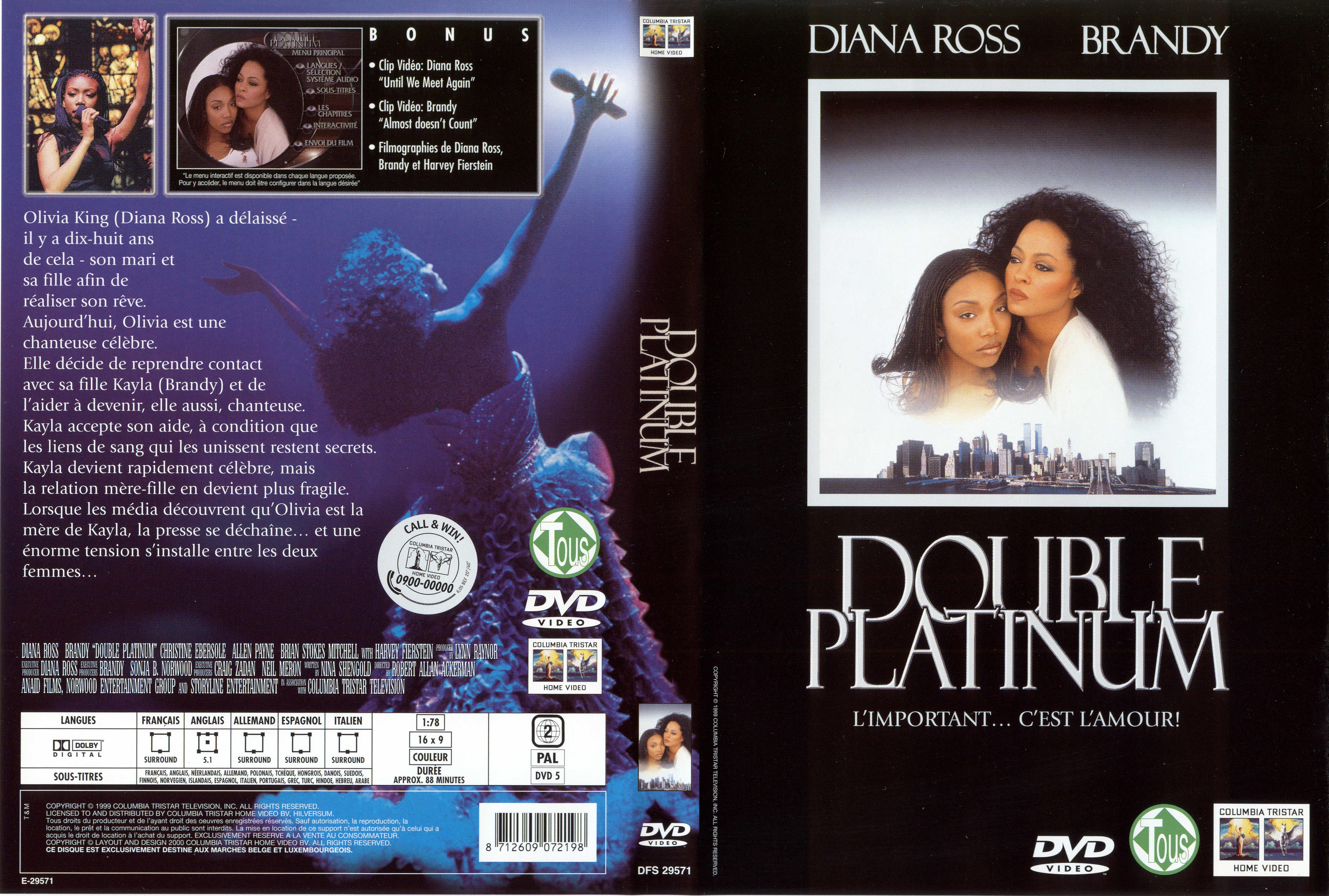 Jaquette DVD Double platinum