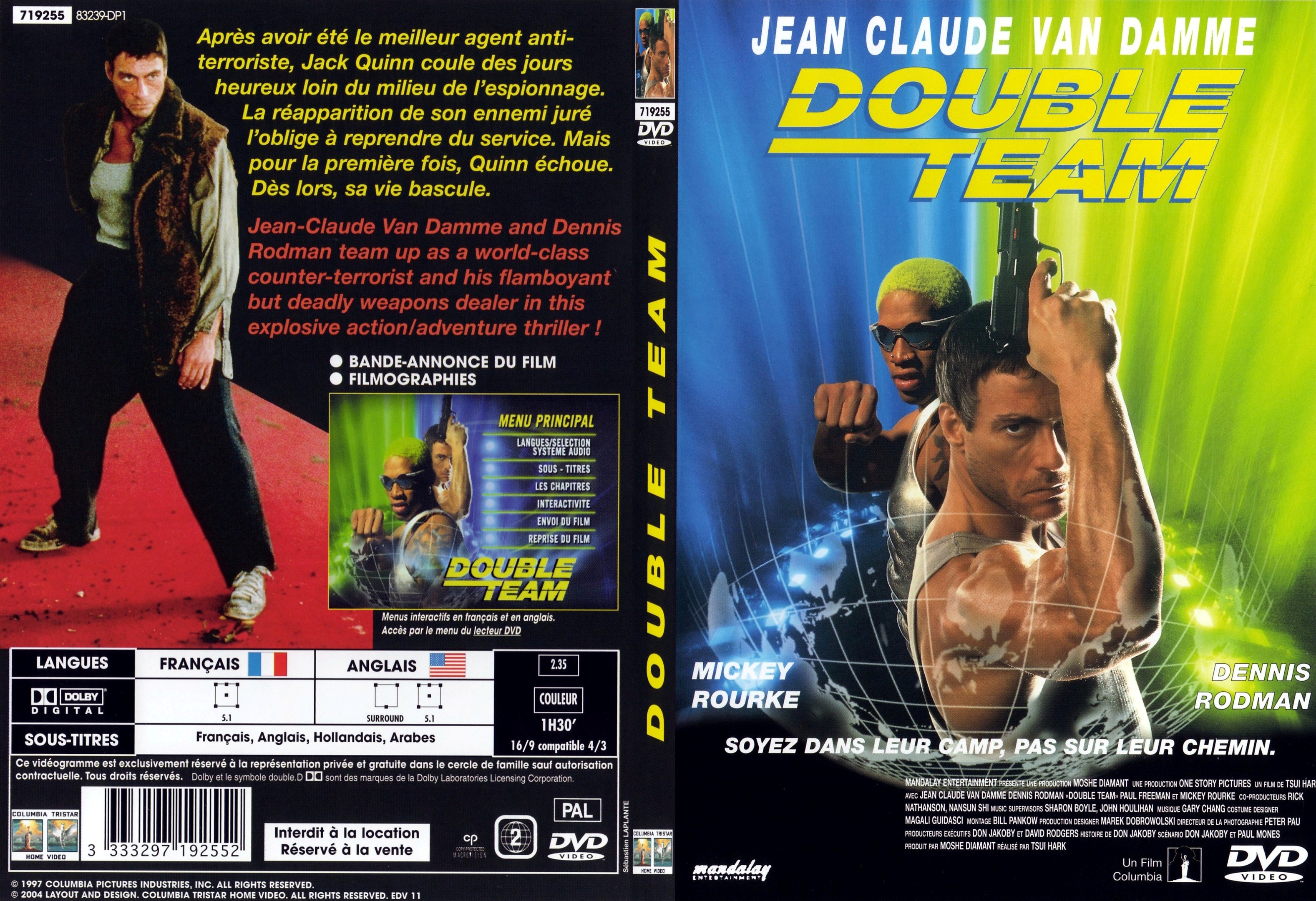 Jaquette DVD Double team - SLIM