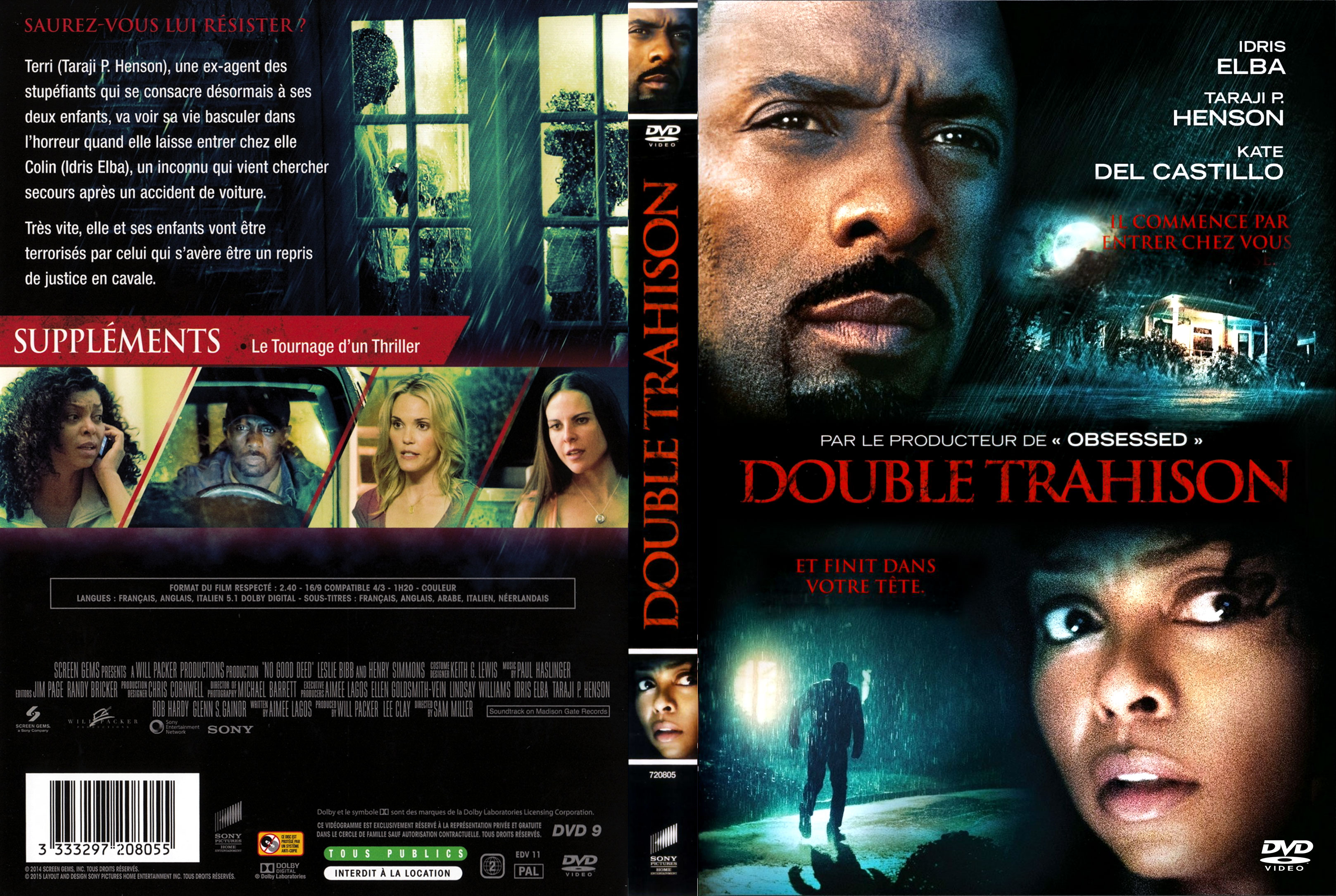 Jaquette DVD Double trahison - No Good Deed