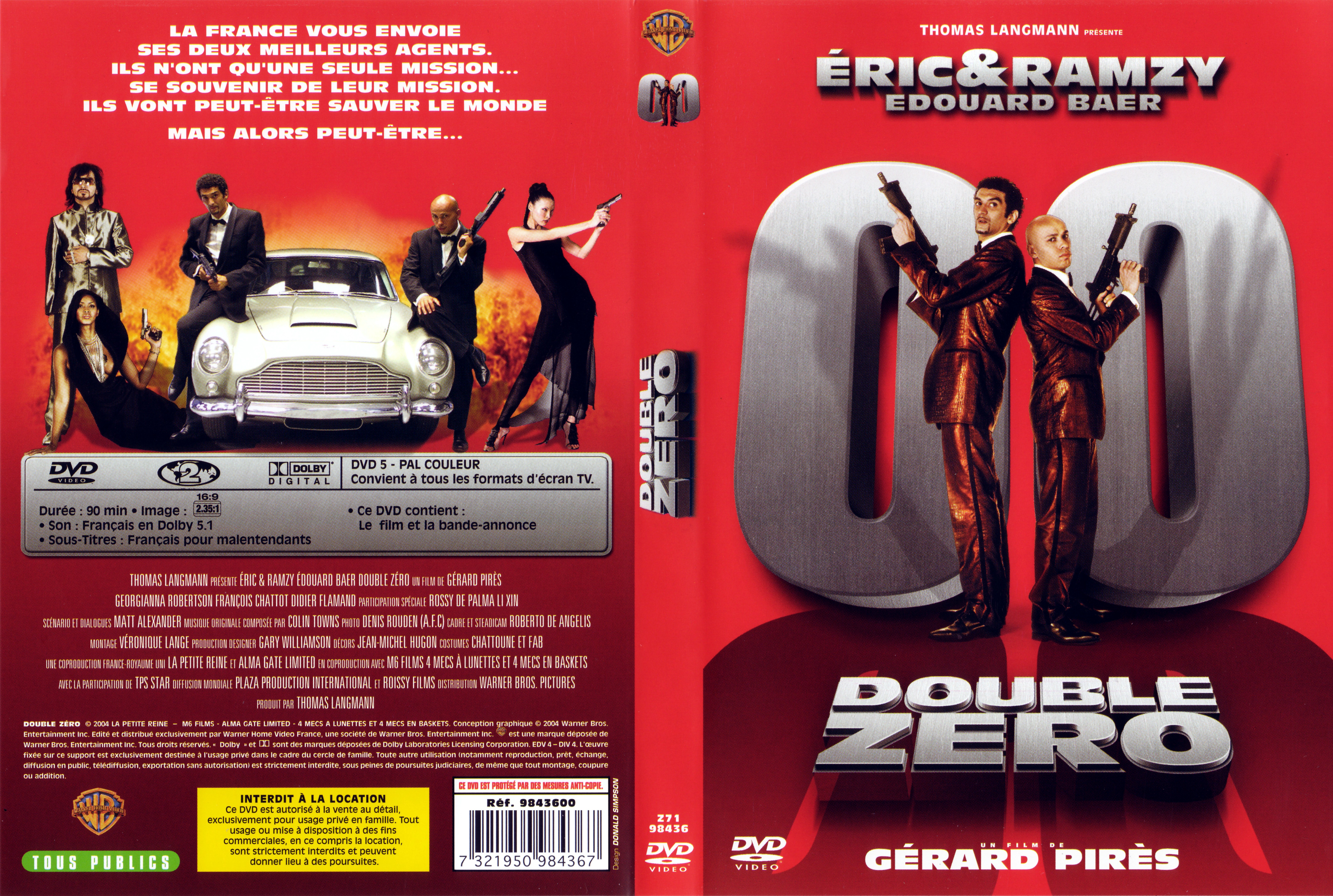 Jaquette DVD Double zero