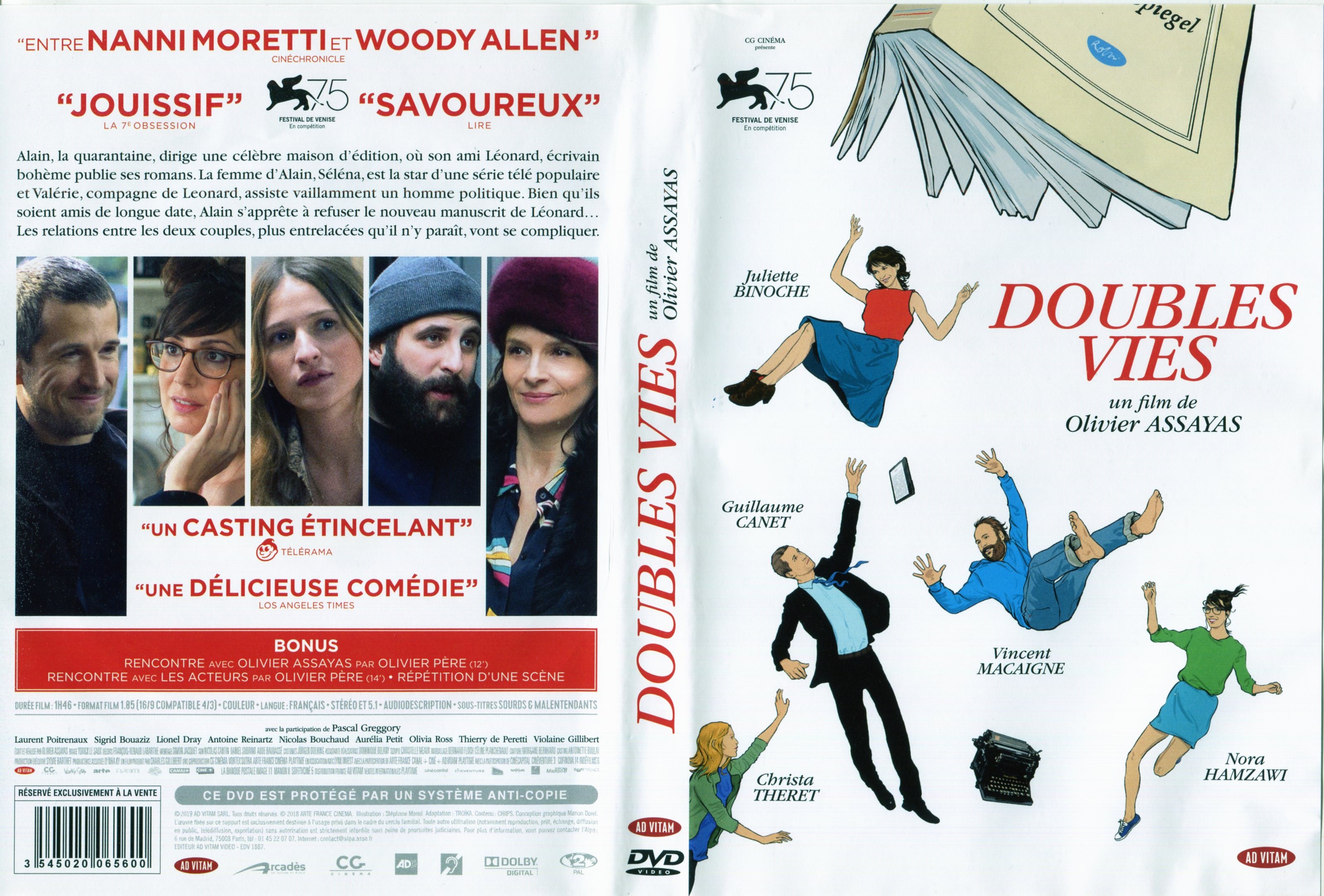 Jaquette DVD Doubles vies