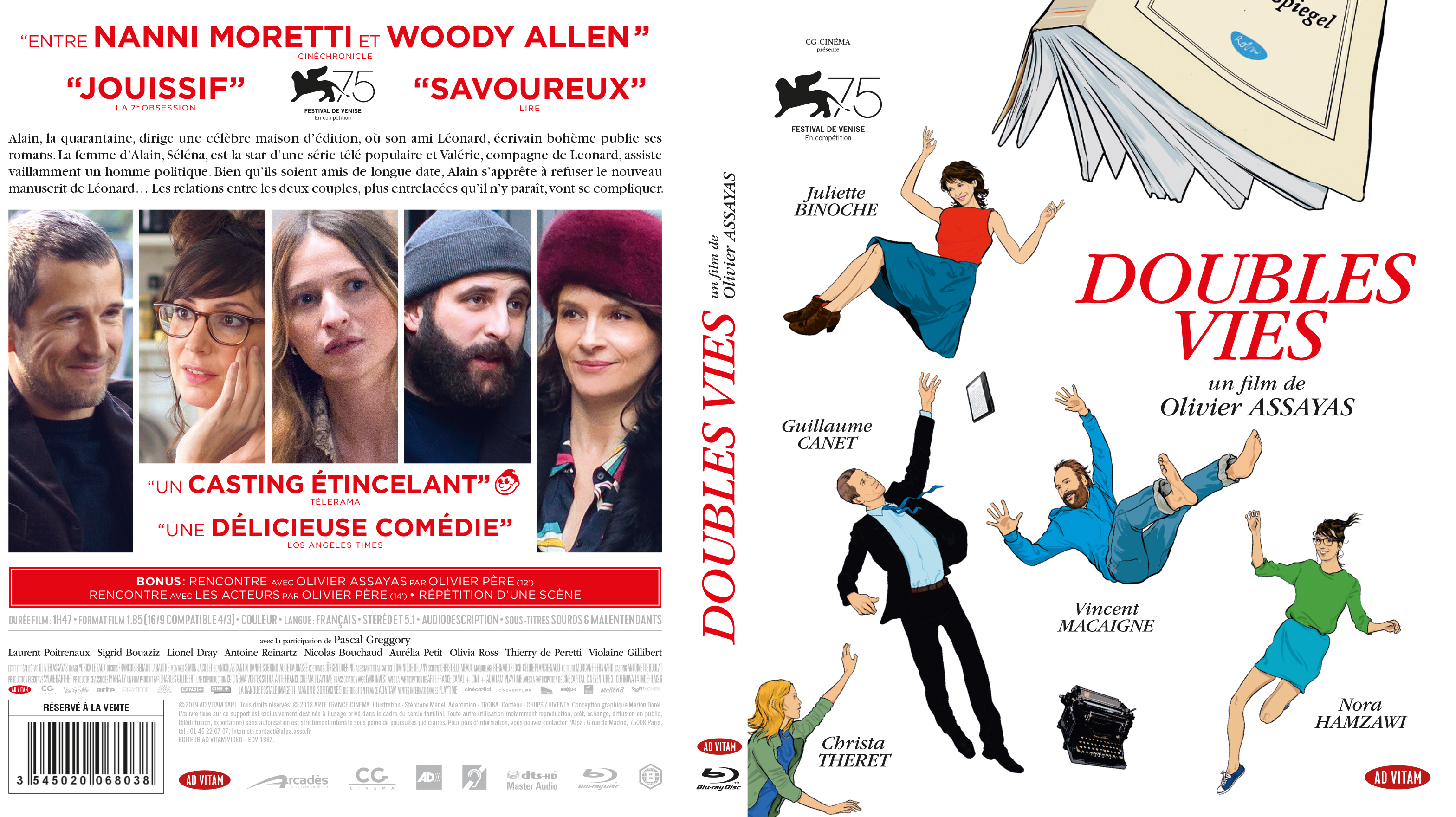 Jaquette DVD Doubles vies (BLU-RAY)