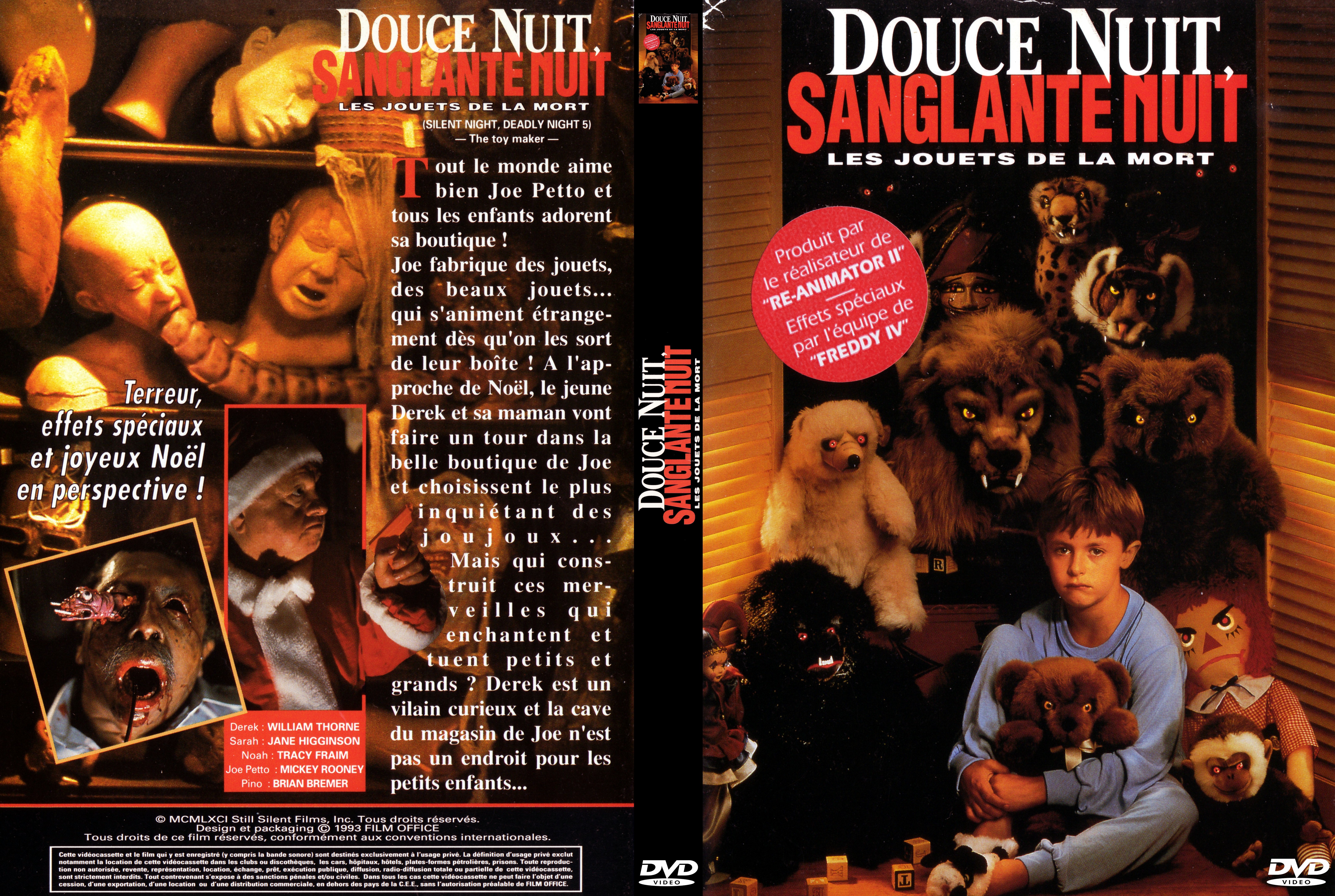 Jaquette DVD Douce nuit sanglante nuit 5 - Les jouets de la mort custom