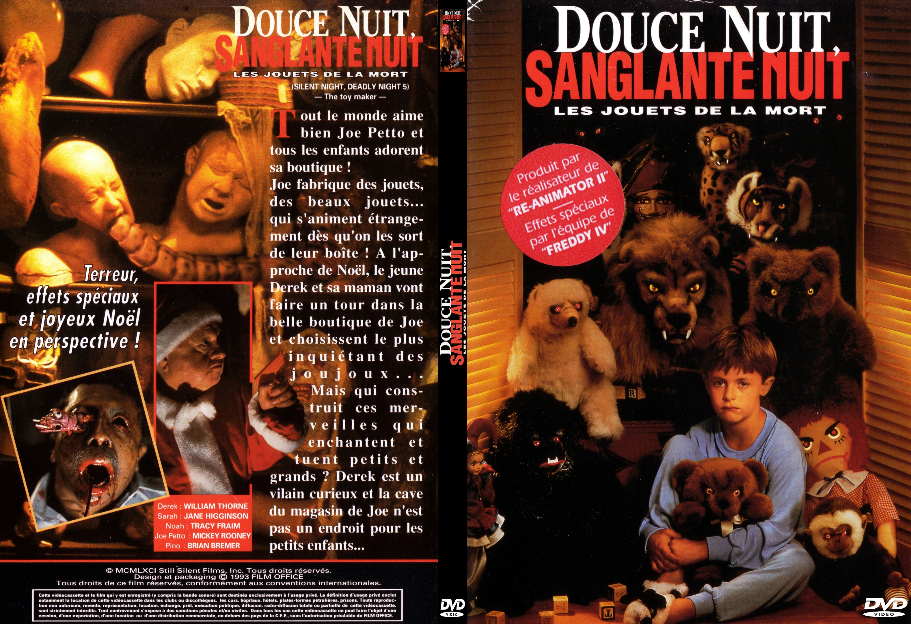 Jaquette DVD Douce nuit sanglante nuit 5 - Les jouets de la mort custom - SLIM