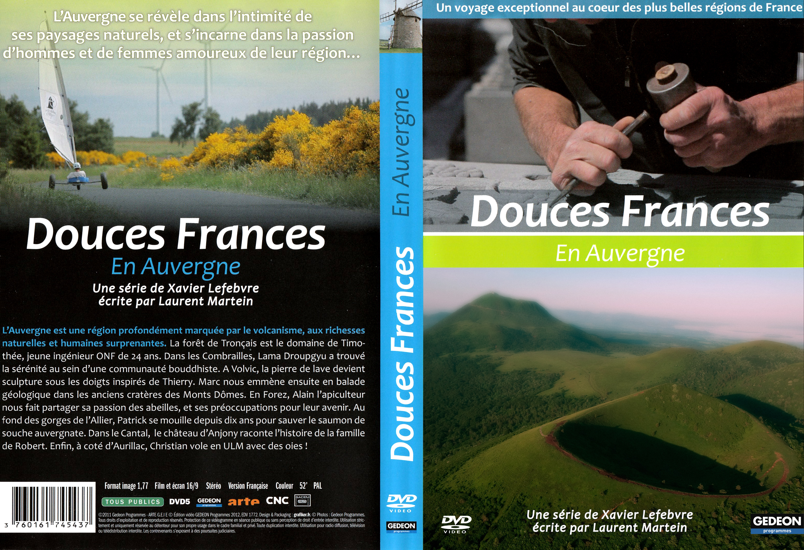 Jaquette DVD Douces Frances - En Auvergne