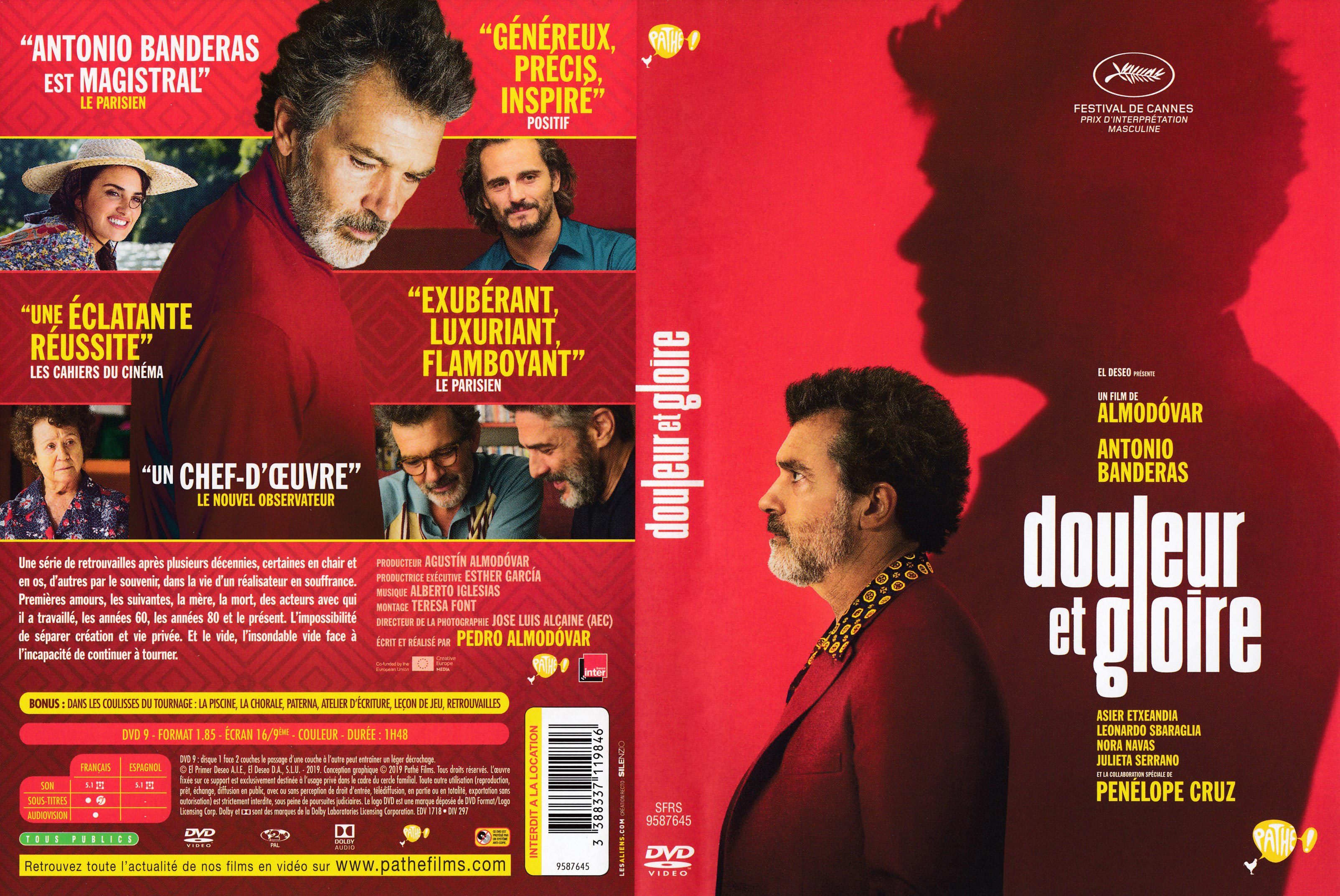 Jaquette DVD Douleur et gloire