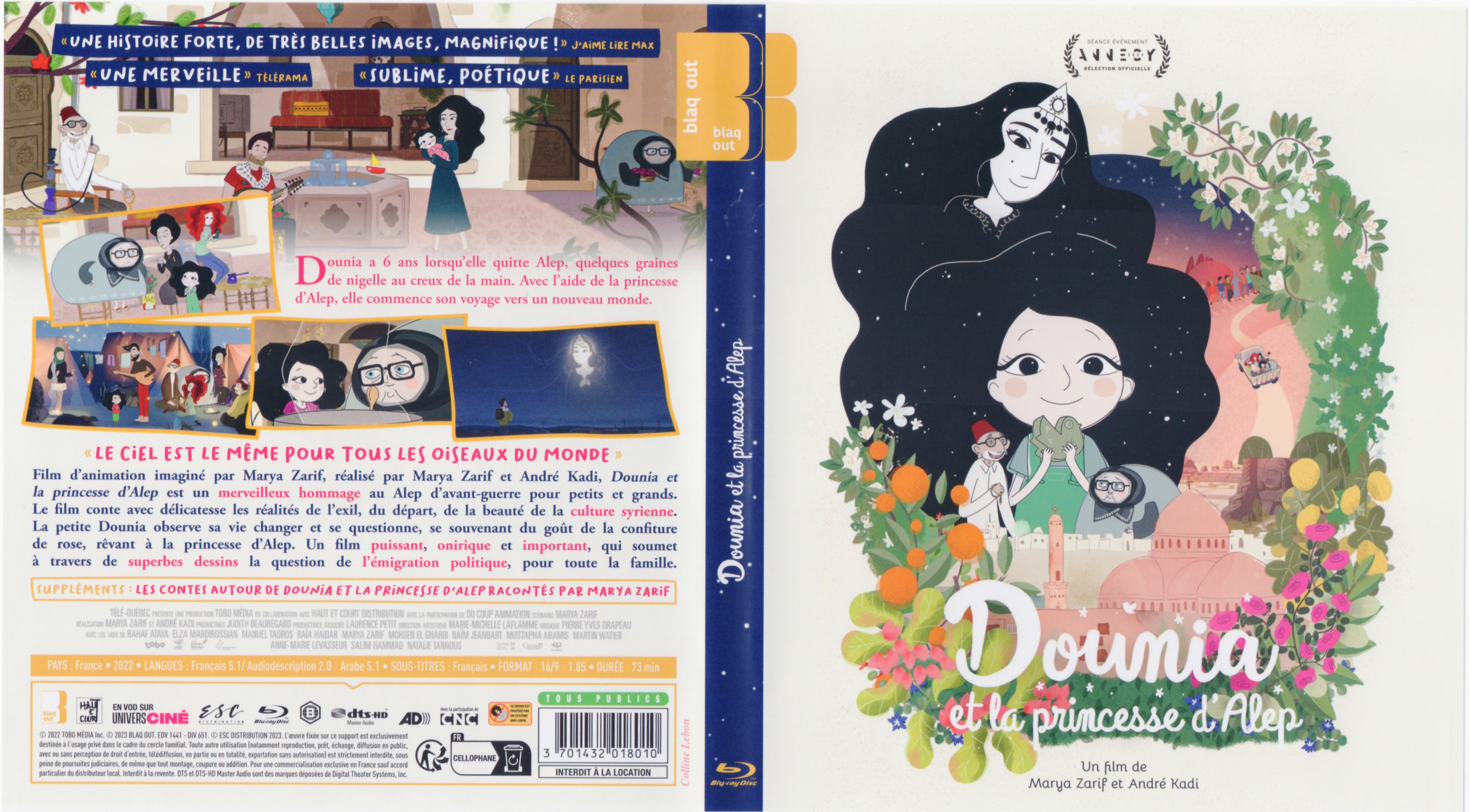 Jaquette DVD Doumia et la princess d