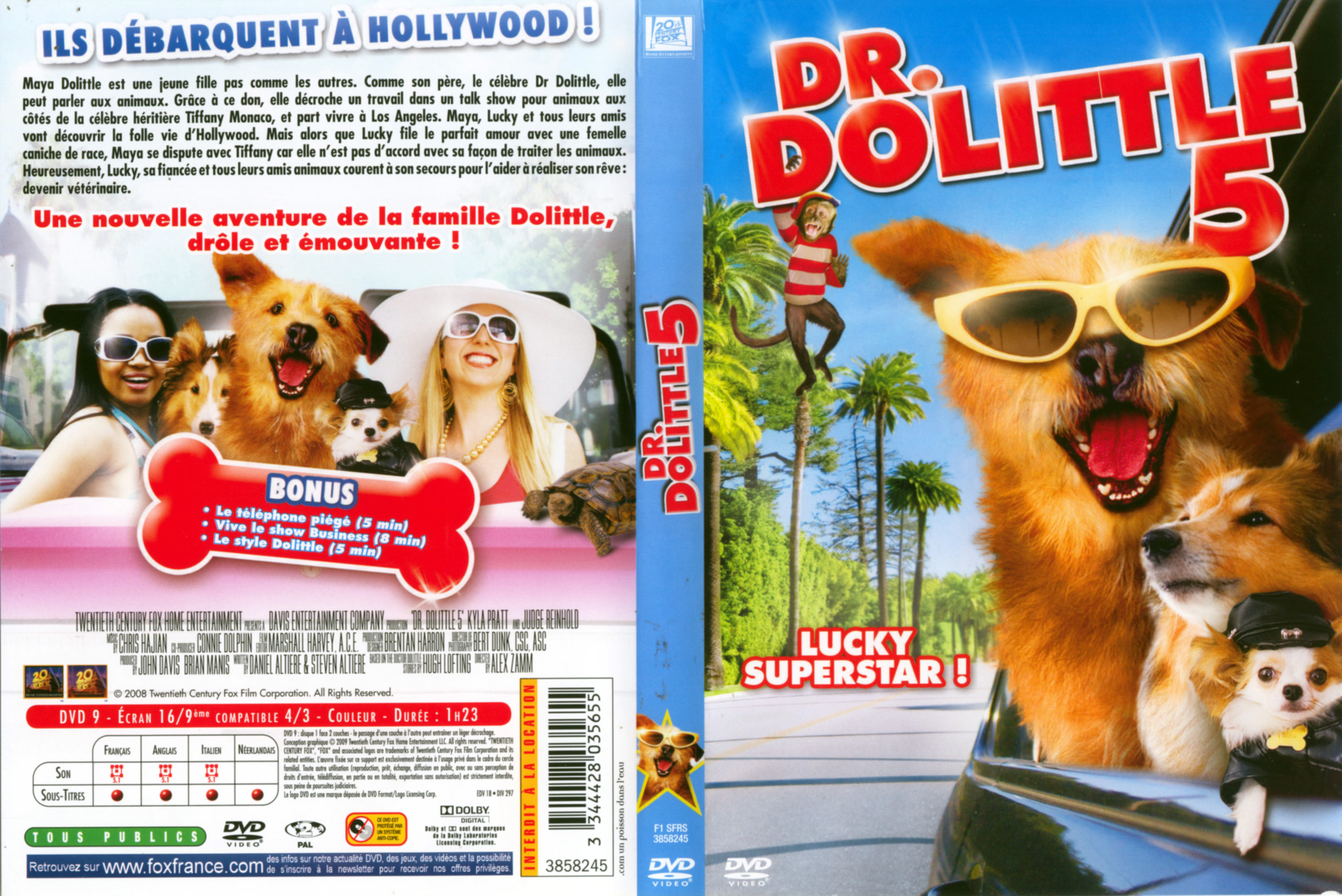 Jaquette DVD Dr Dolittle 5