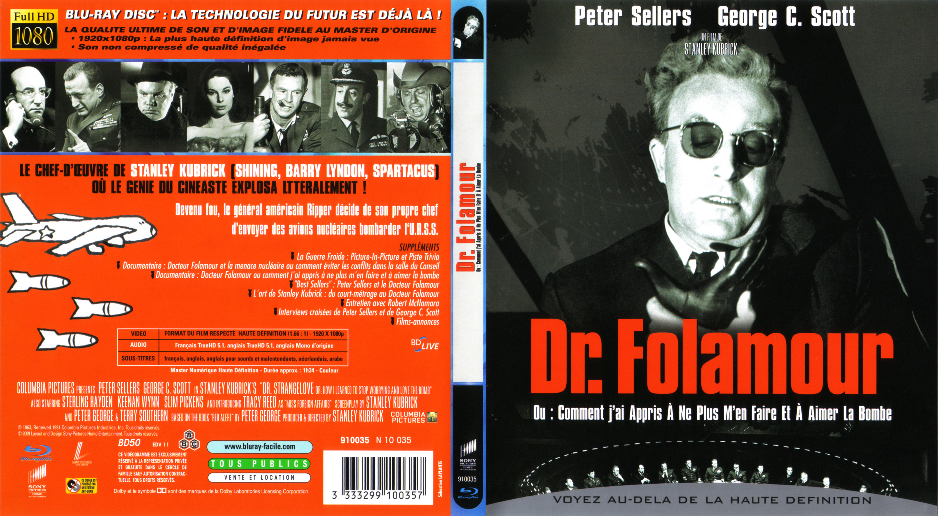 Jaquette DVD Dr Folamour (BLU-RAY)