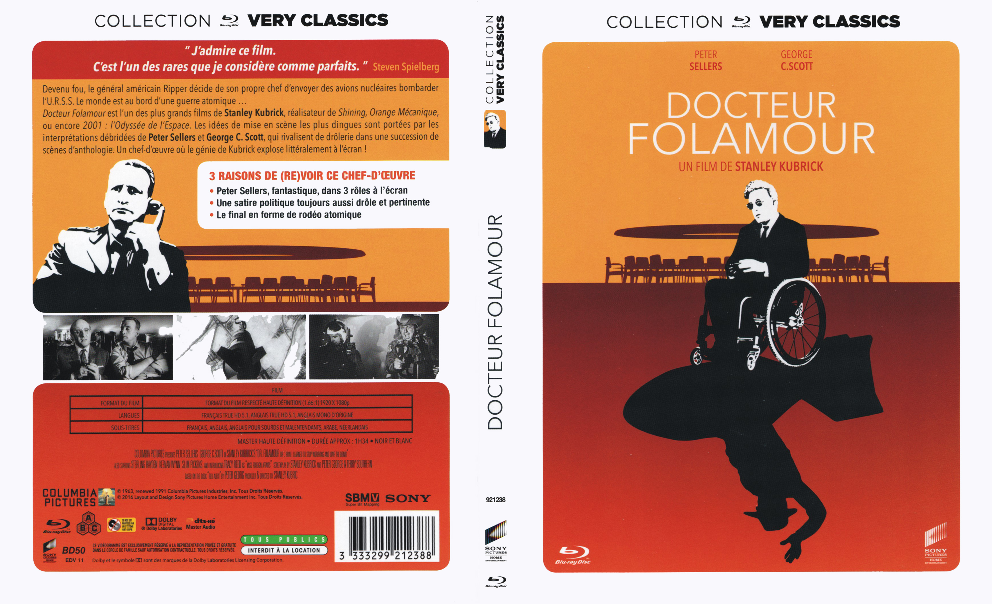 Jaquette DVD Dr Folamour (BLU-RAY) v2