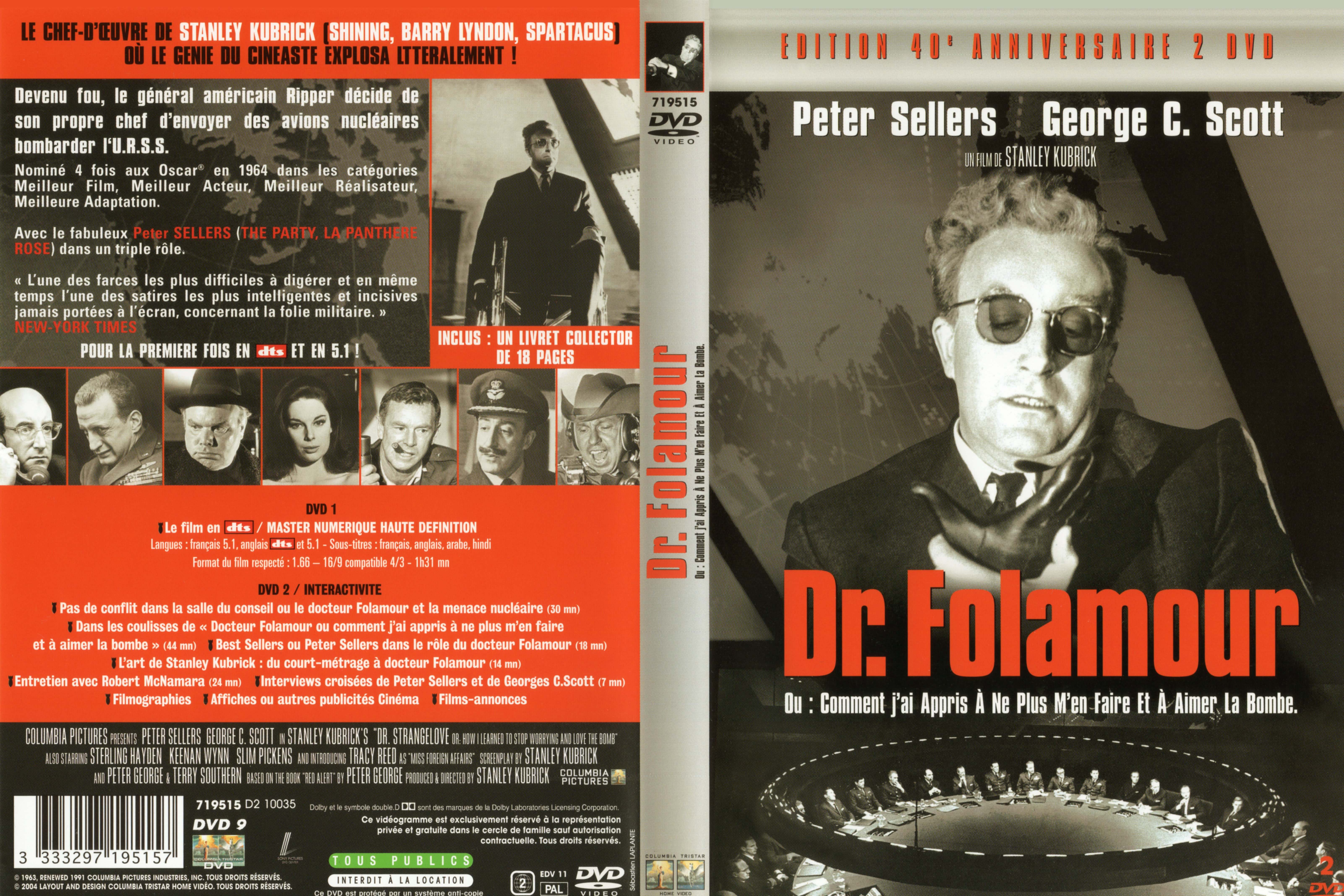 Jaquette DVD Dr Folamour v2
