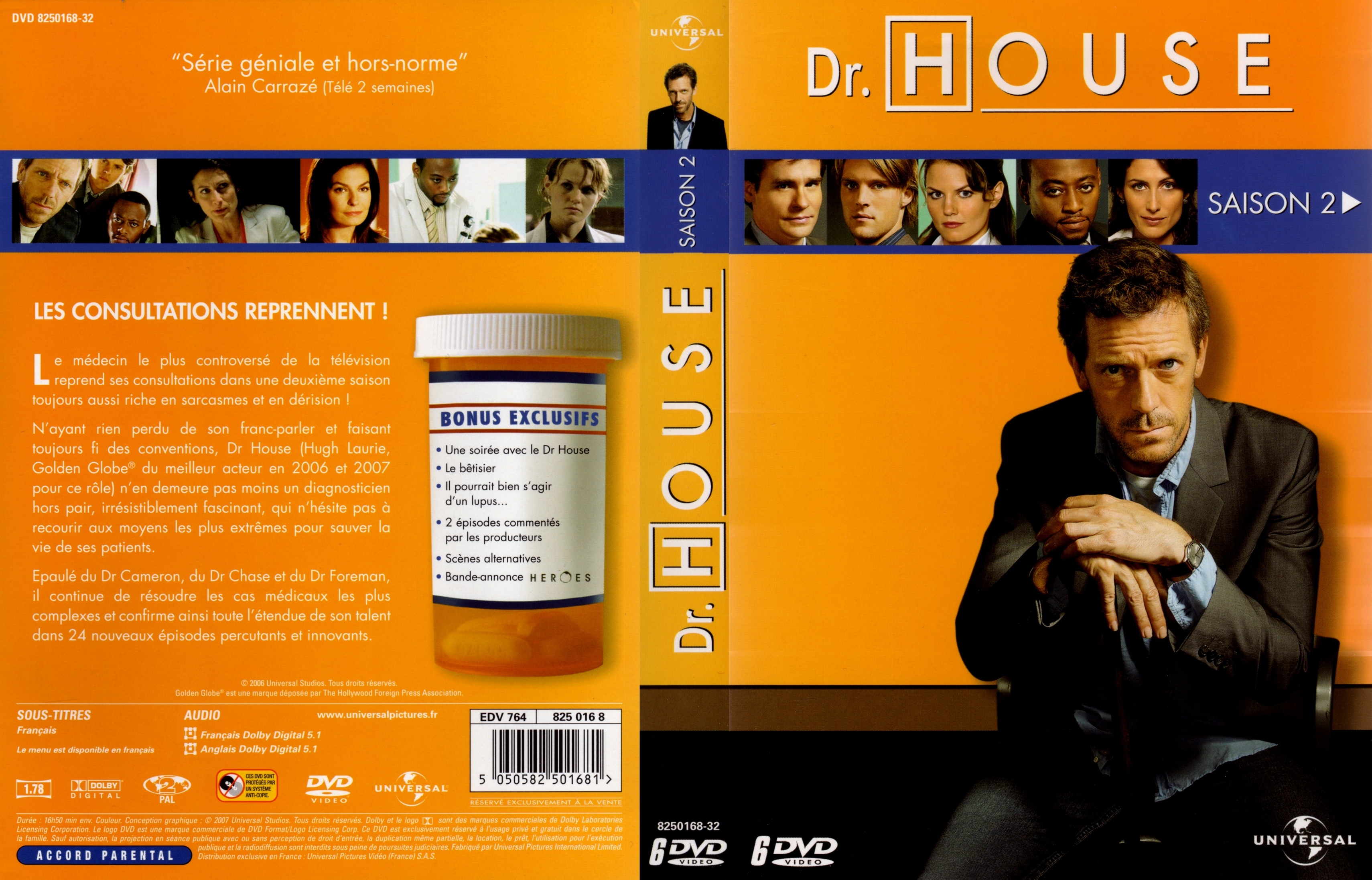 Jaquette DVD Dr House Saison 2 COFFRET v2