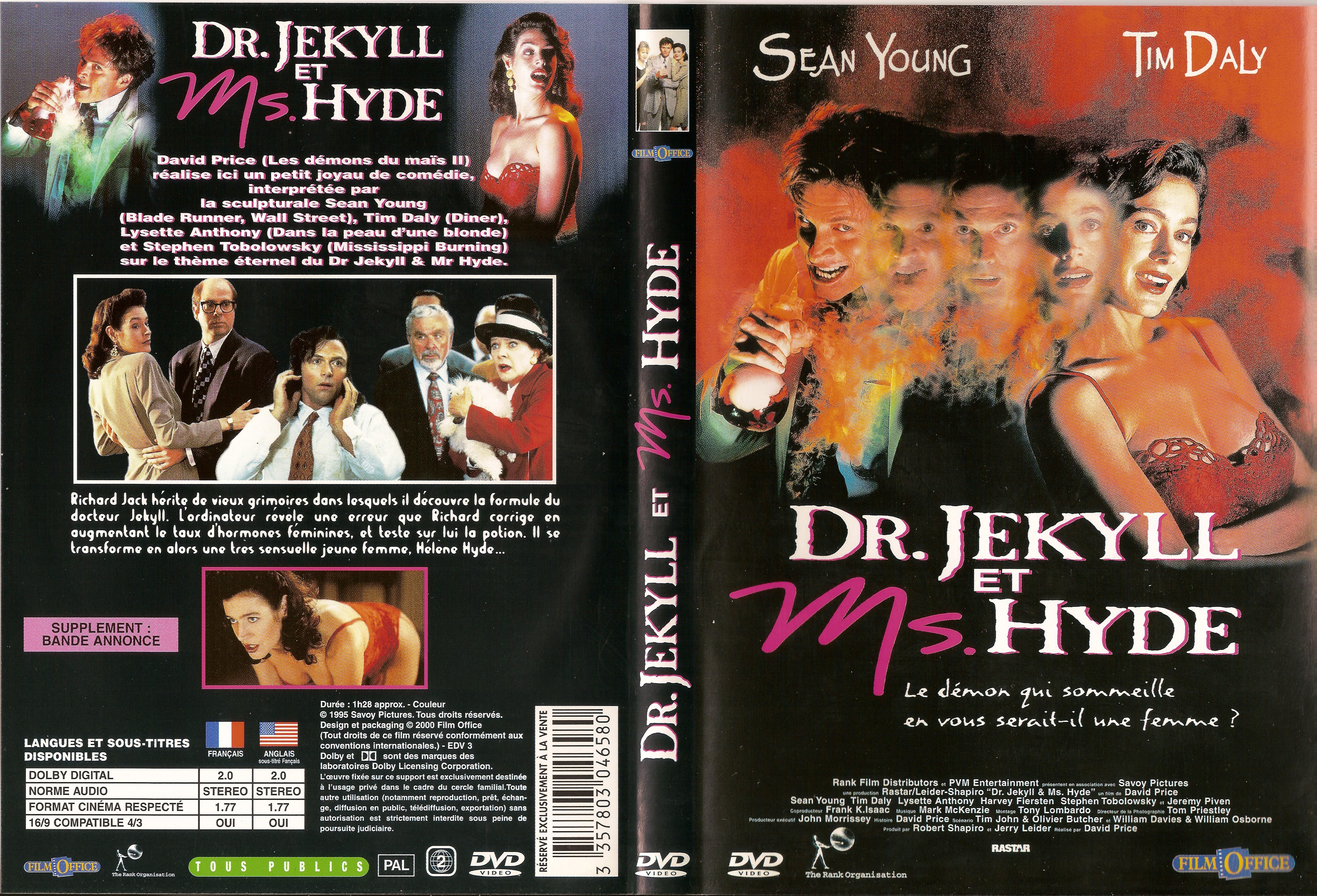 Jaquette DVD Dr Jekyll et Ms Hyde