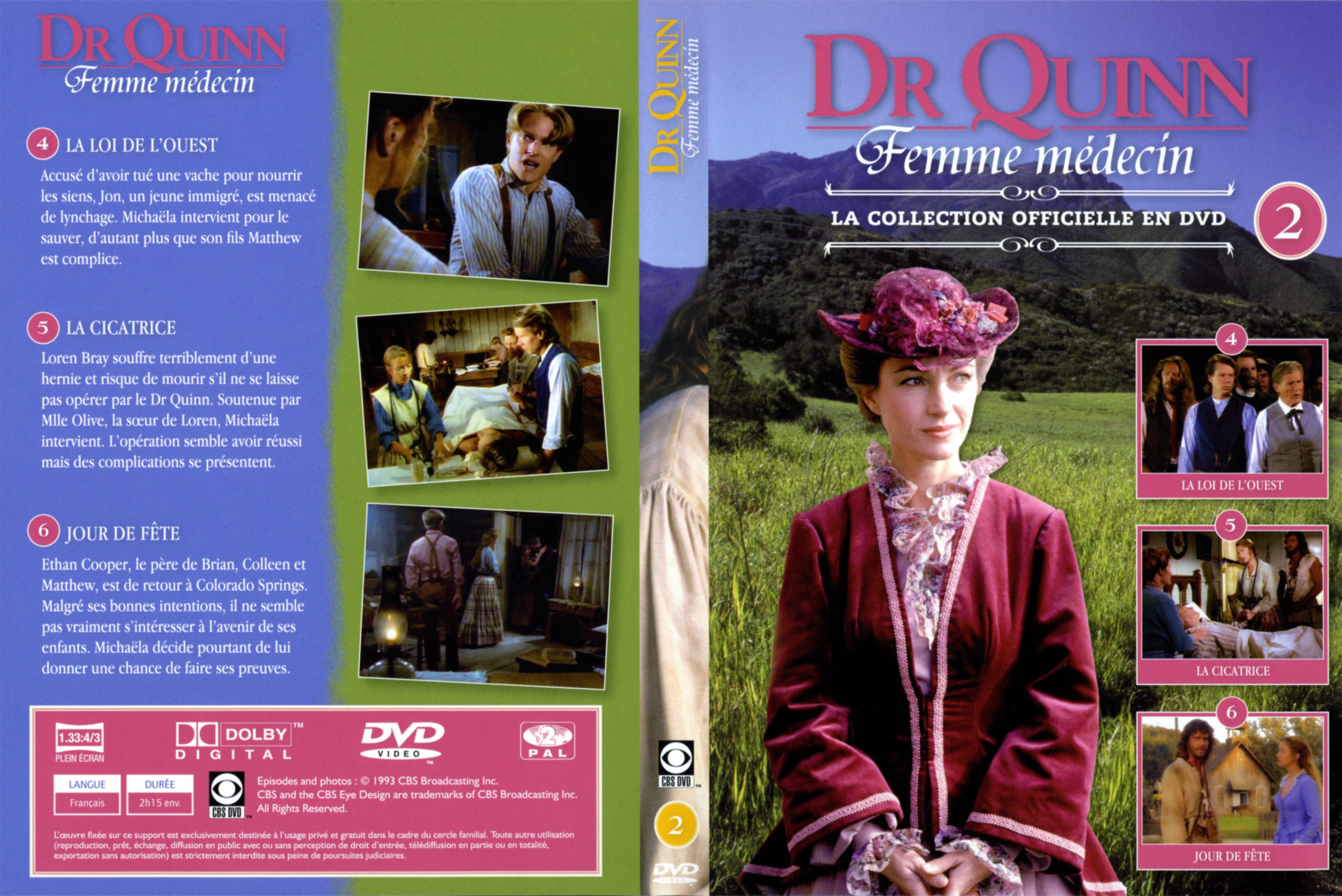 Jaquette DVD Dr Quinn femme medecin vol 2