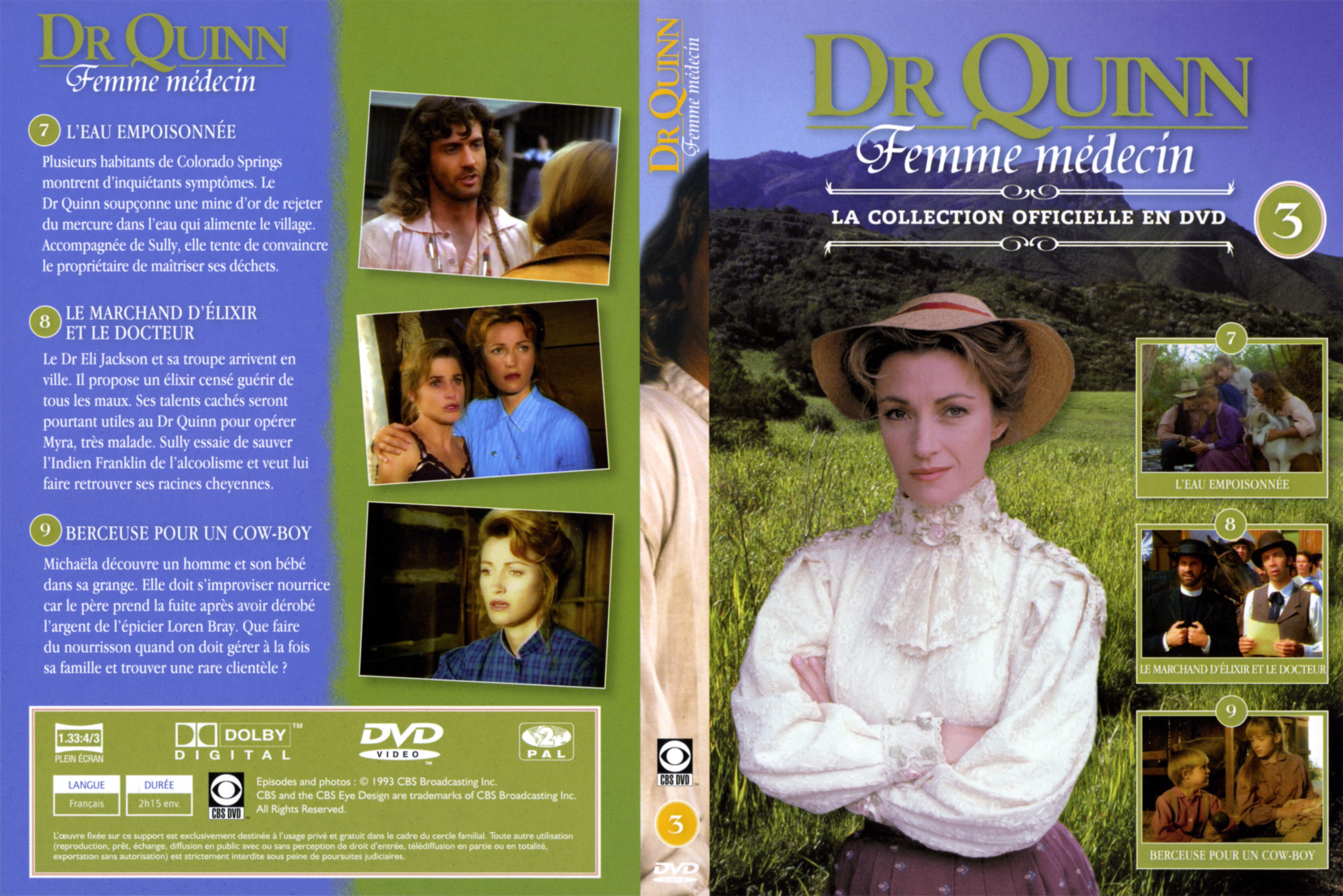 Jaquette DVD Dr Quinn femme medecin vol 3