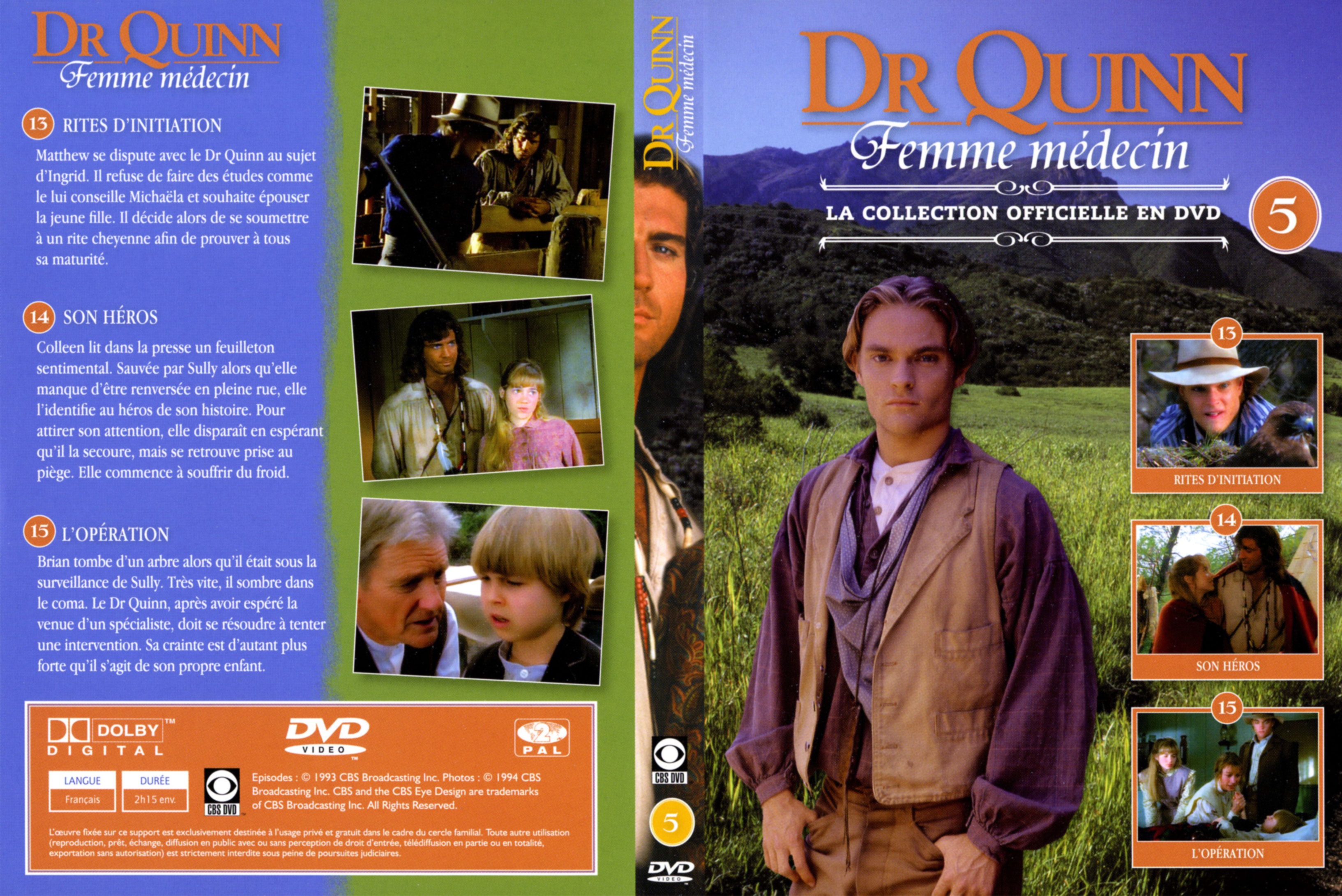 Jaquette DVD Dr Quinn femme medecin vol 5